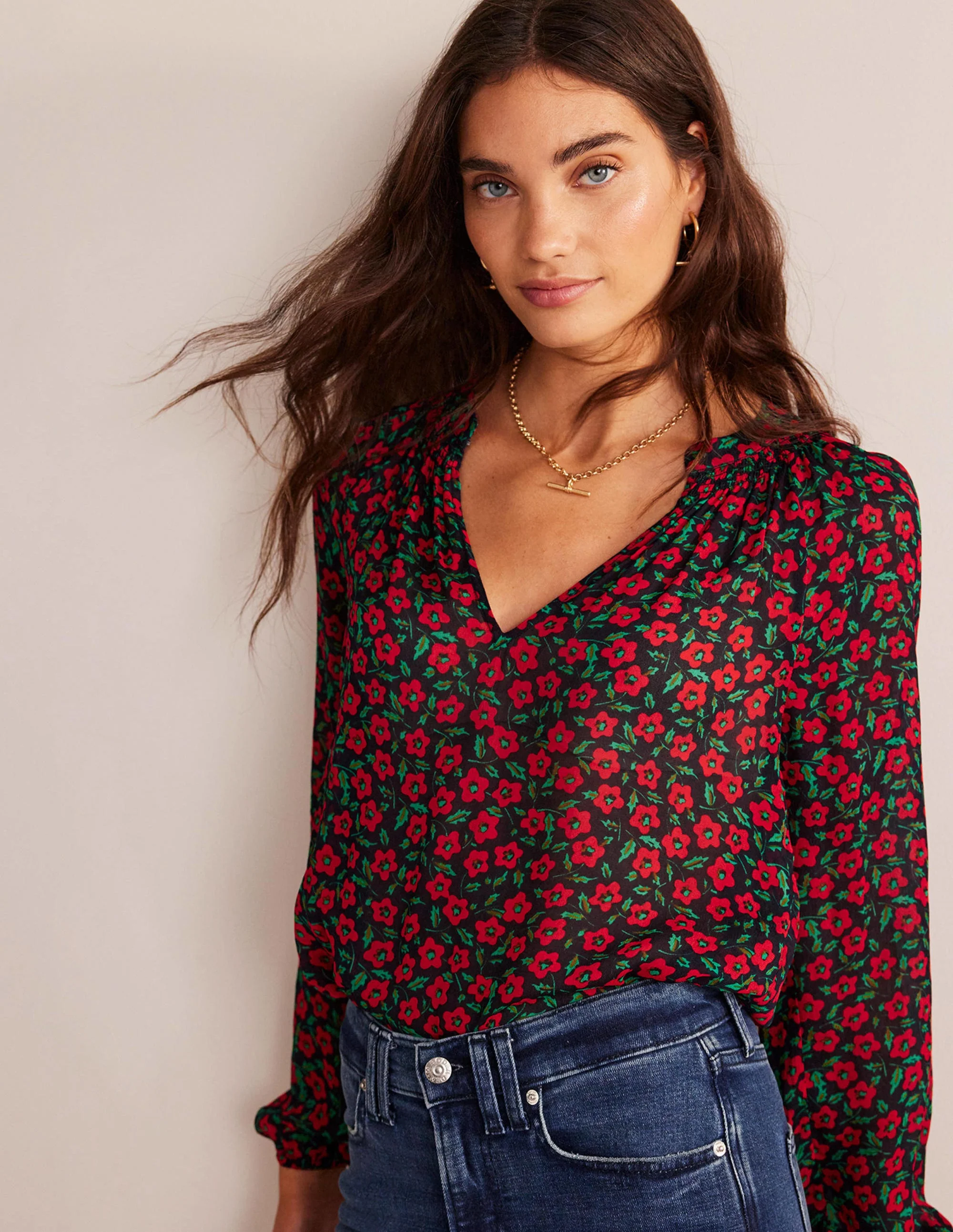 Grace Top-Hot Pepper, Petal Pop - Image 4