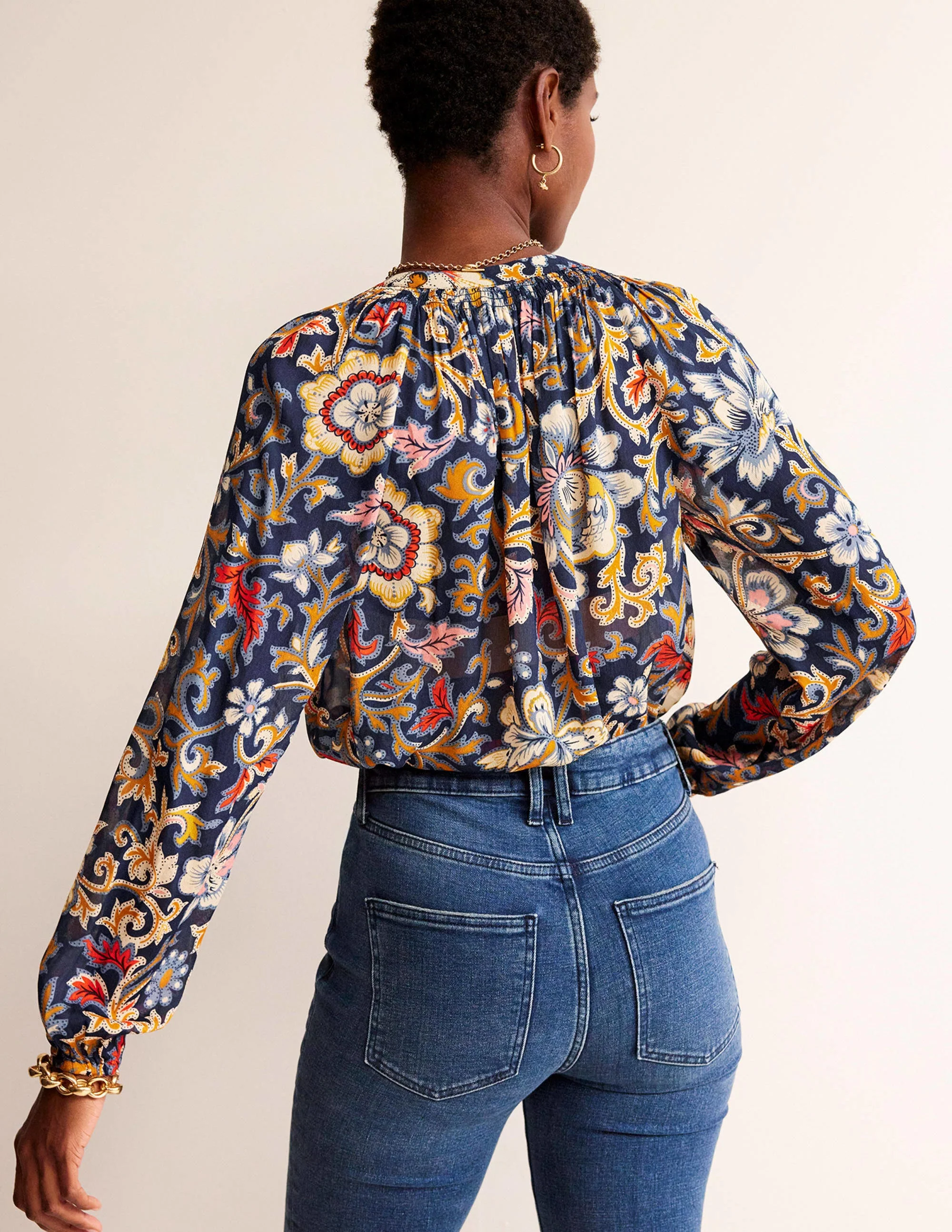 Grace Top-Multi, Botanical Lawn - Image 3