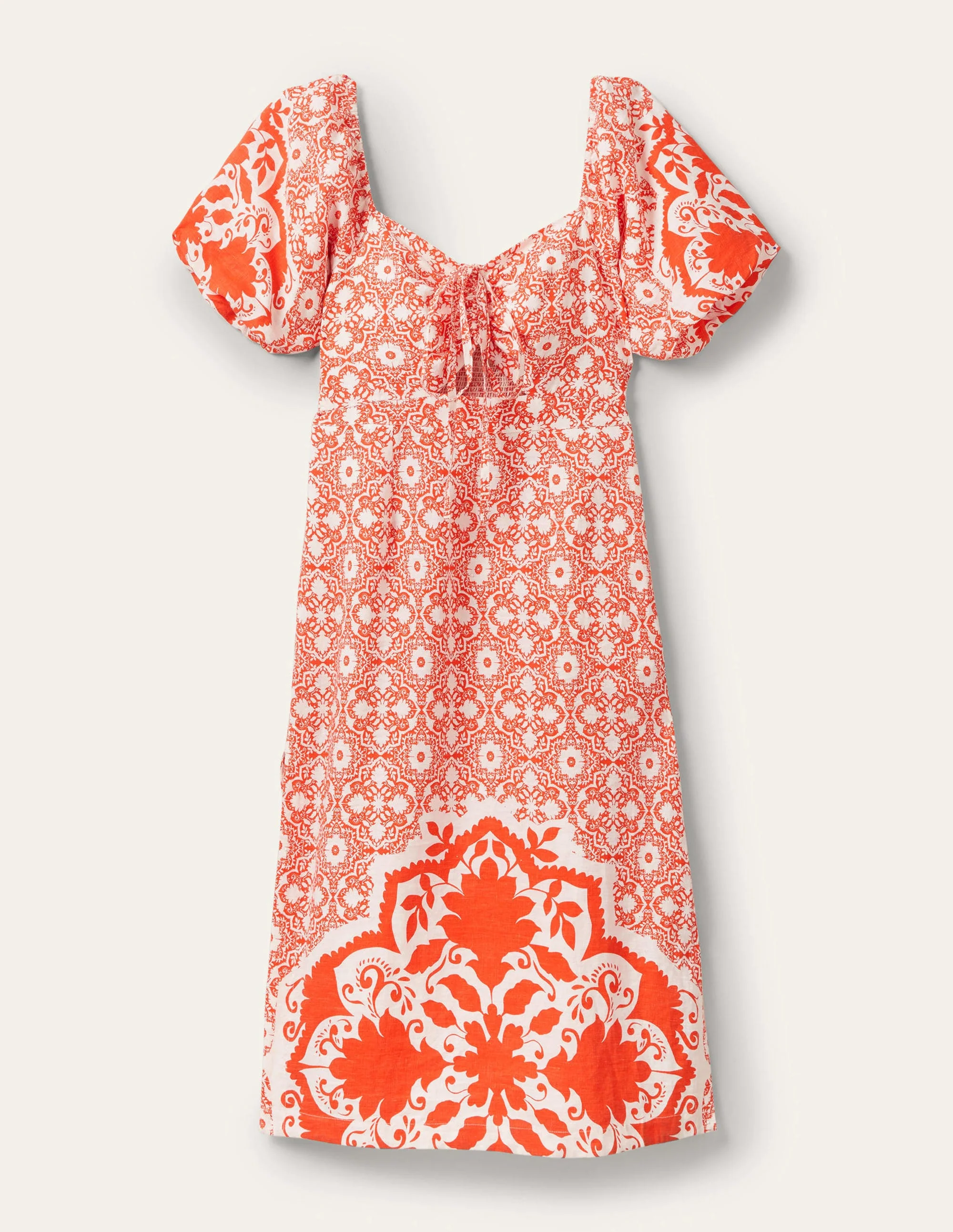 Halterneck Cutout Column Dress-Firecracker, Bloomsbury - Image 4
