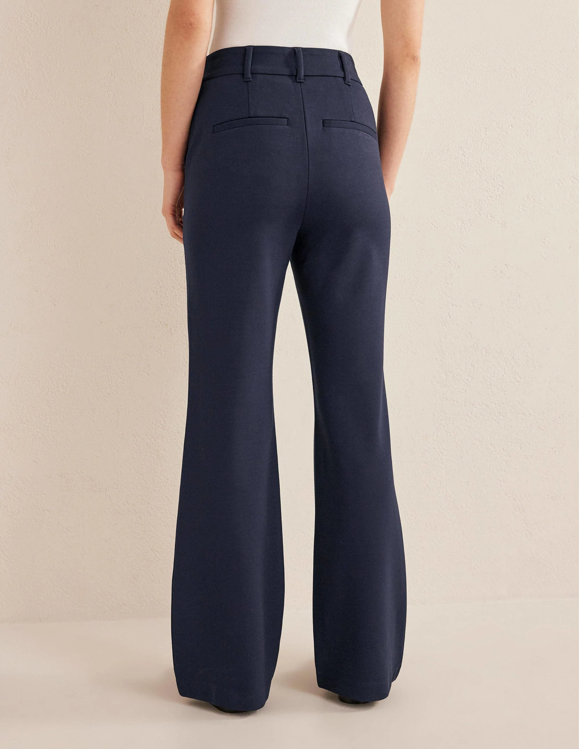Hampshire Flared Pants-Navy - Image 3