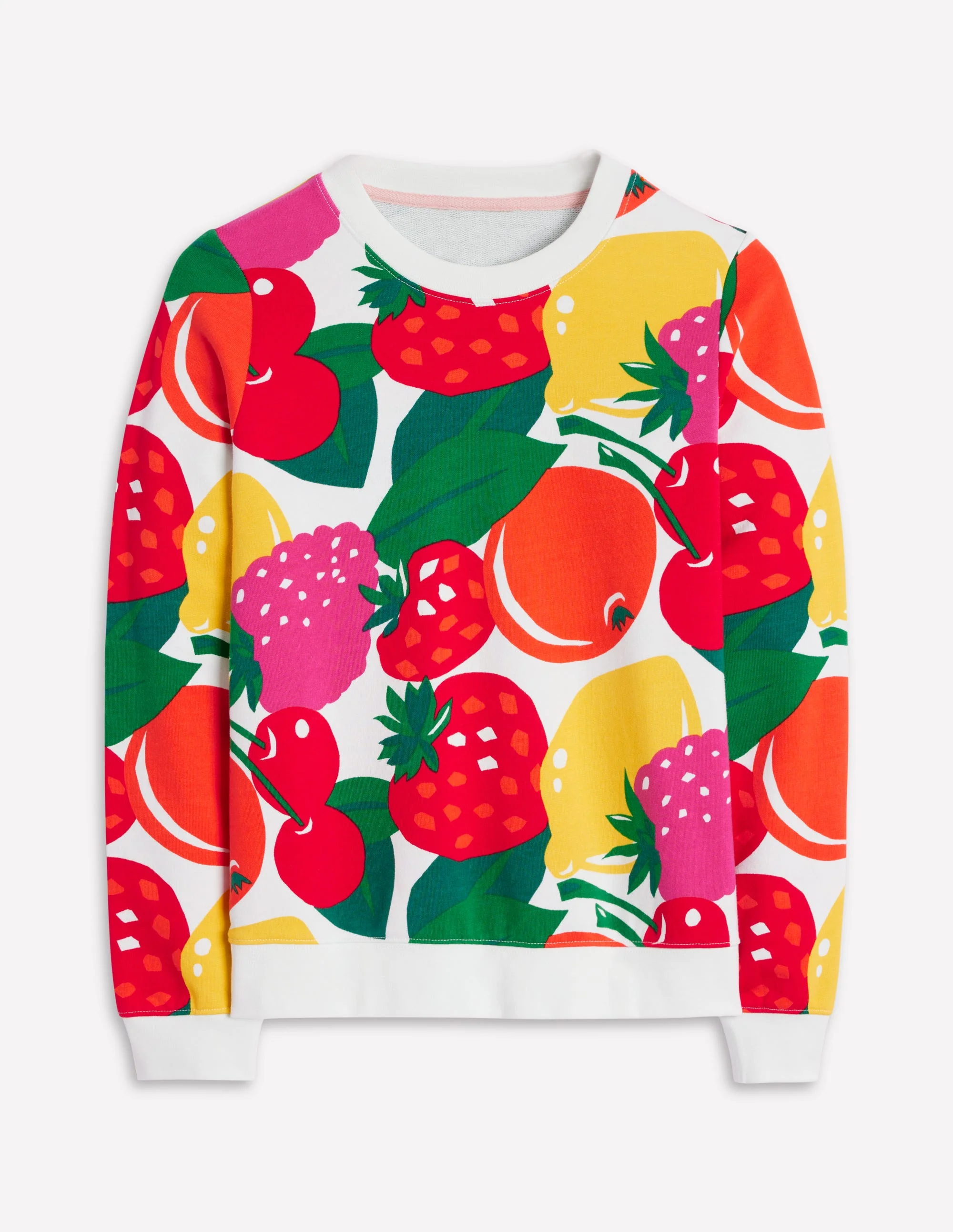 Hannah Printed Sweatshirt-Multi, Summer Fruits - Image 5