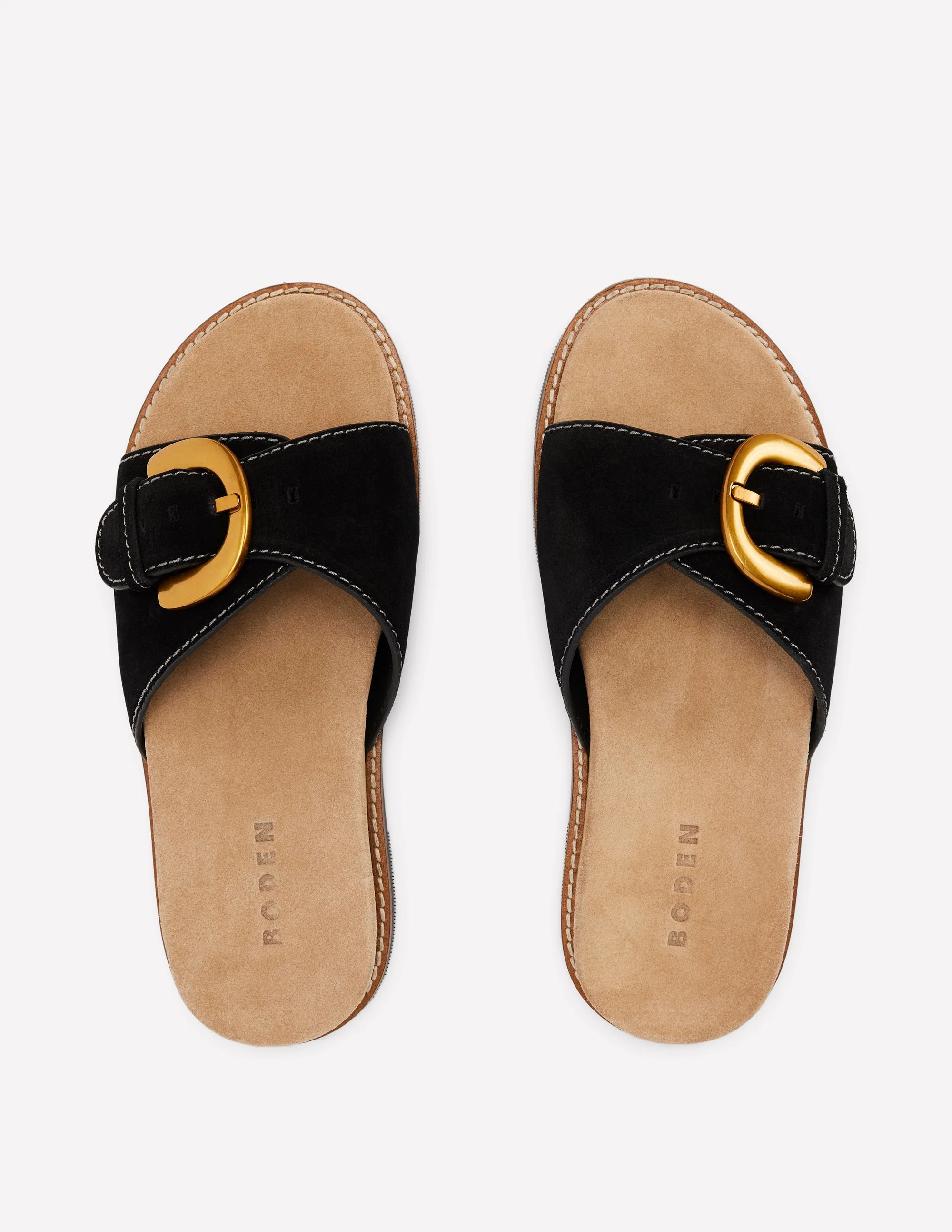 Hardware Mule Sandal-Black - Image 4