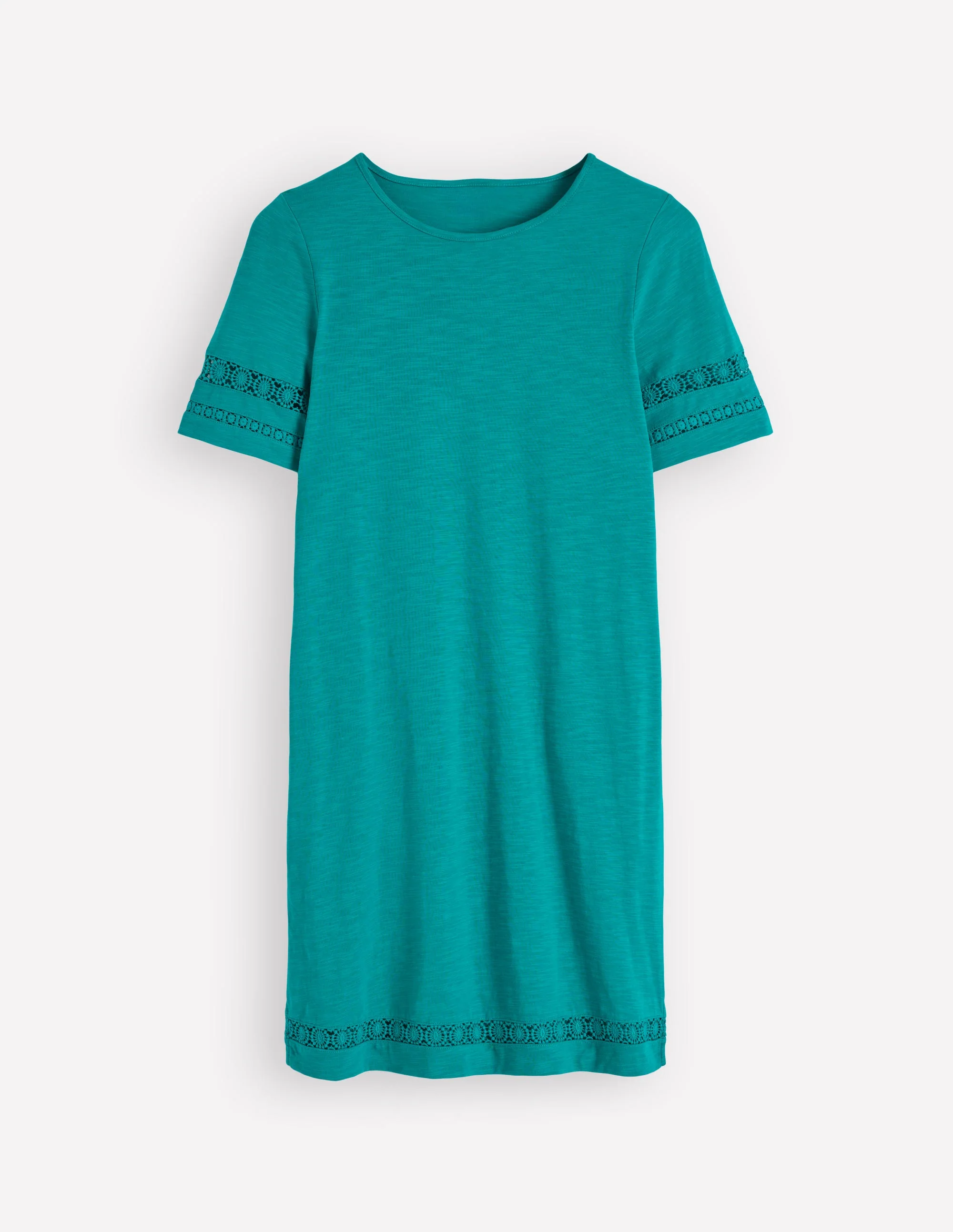 Hattie Jersey T-shirt Dress-Glaze Blue - Image 6