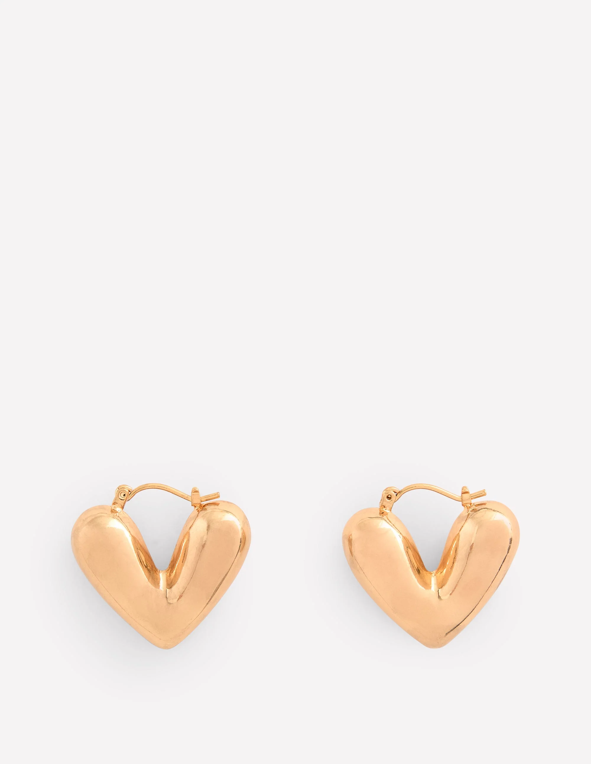 Heart Hoops-Gold