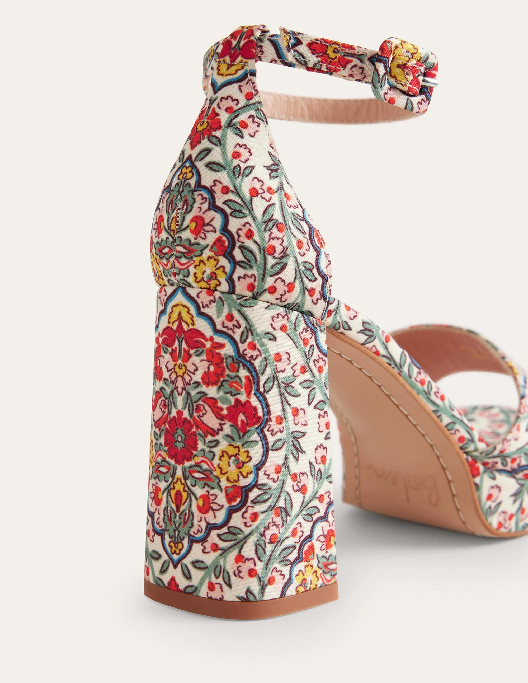 Heeled Platform Sandals-Multi, Vine Terrace - Image 4