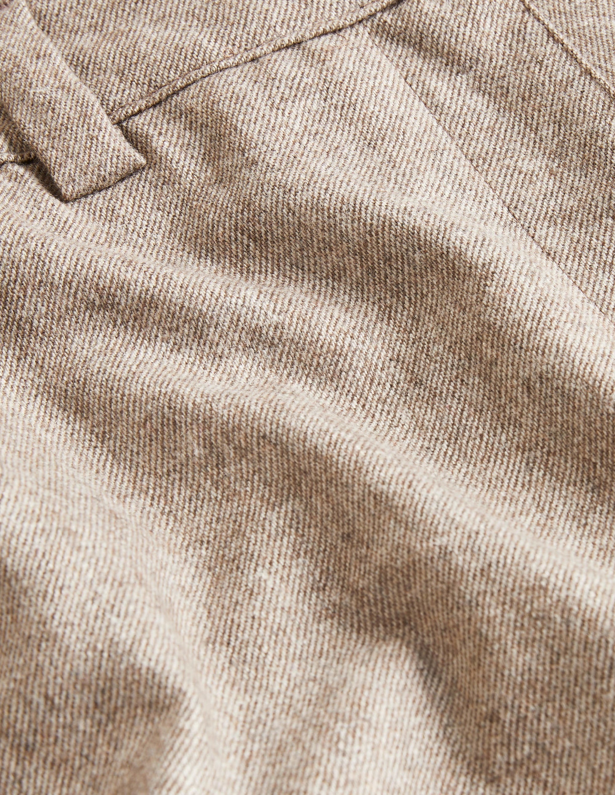 High Rise Balloon Leg Pants-Light Oatmeal Marl - Image 6