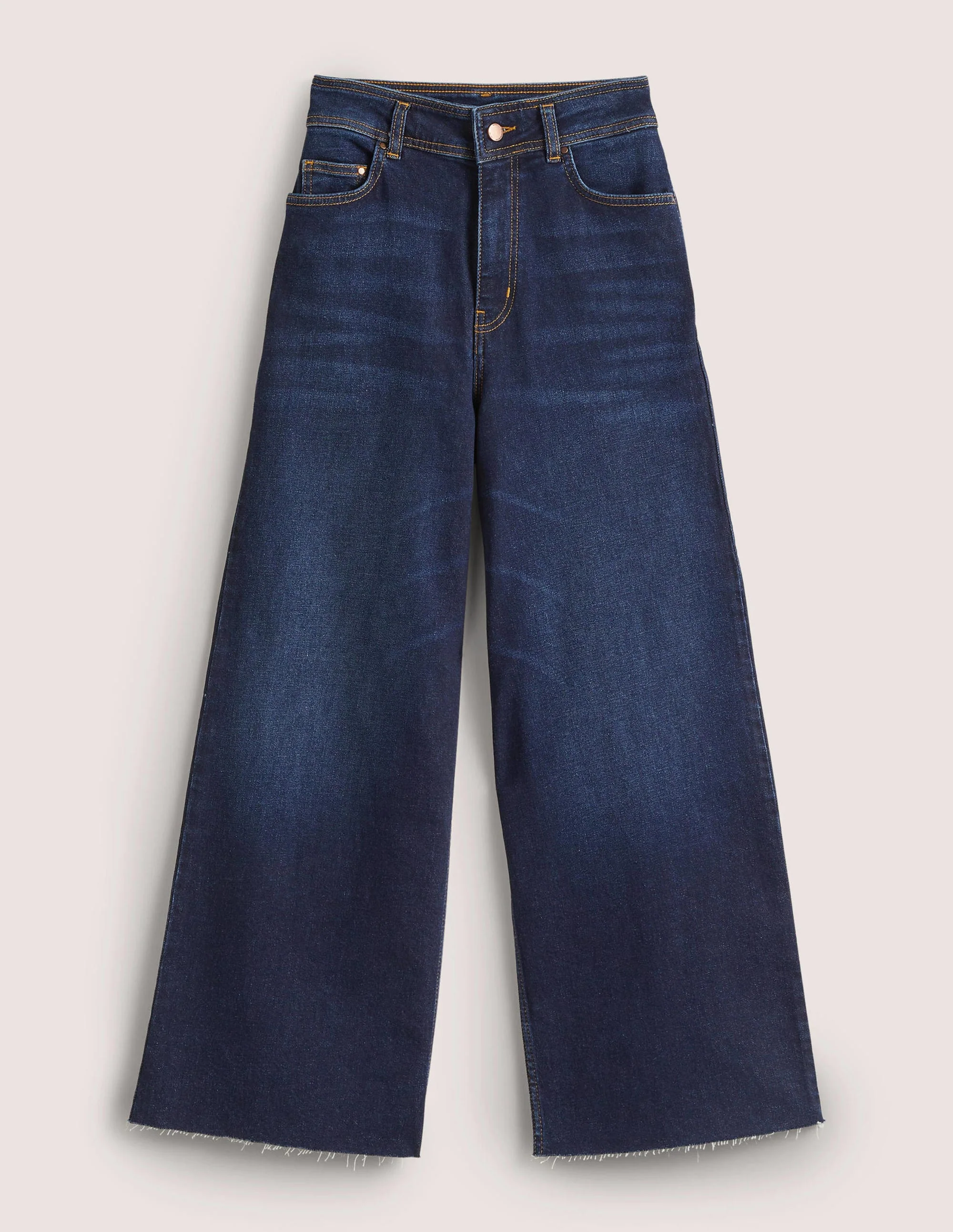 High Rise Wide Leg Jeans-Dark Vintage - Image 5