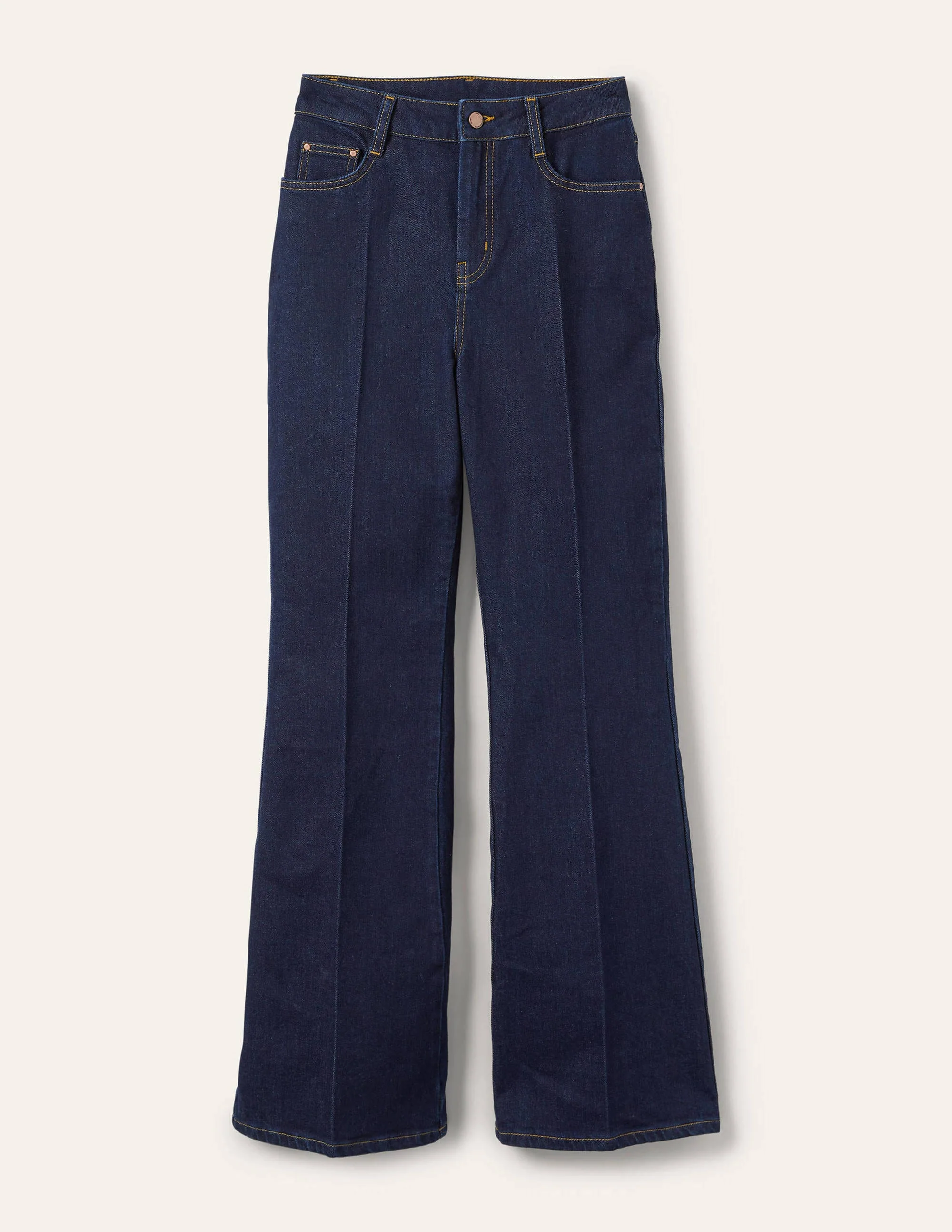High Waist Smart Flare-Indigo - Image 5