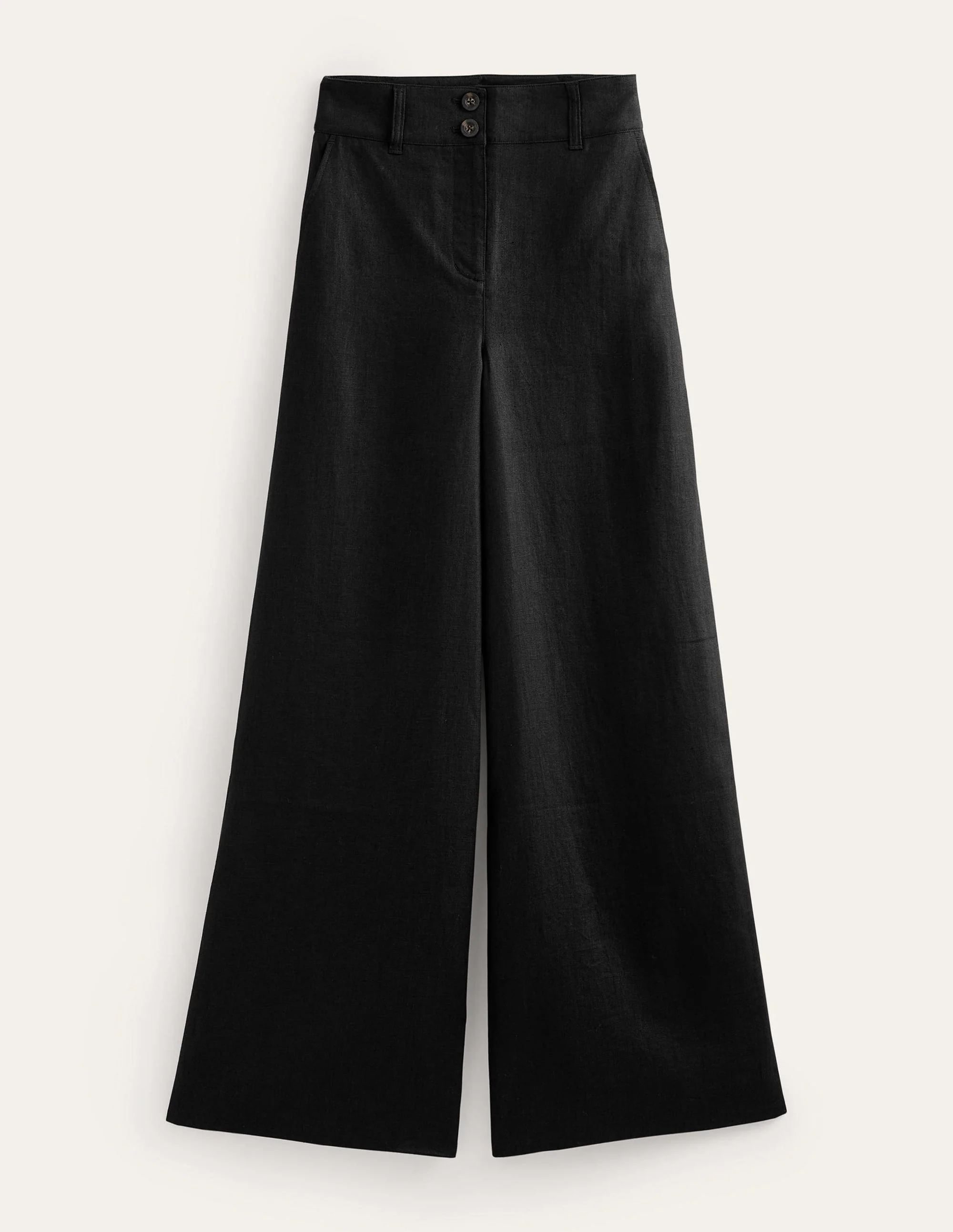 Highbury Linen Pants-Black - Image 5