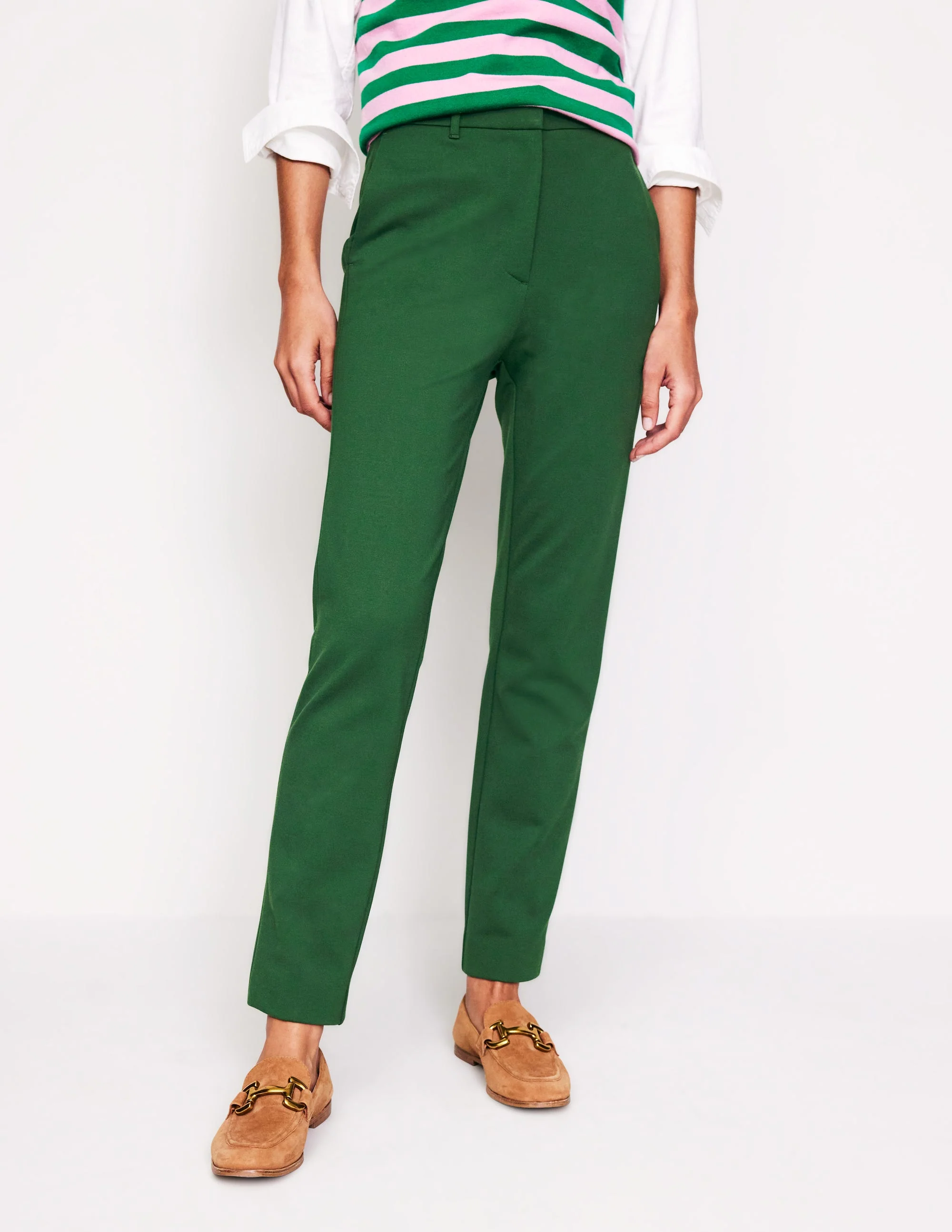 Highgate Ponte Pants-Pine - Image 4