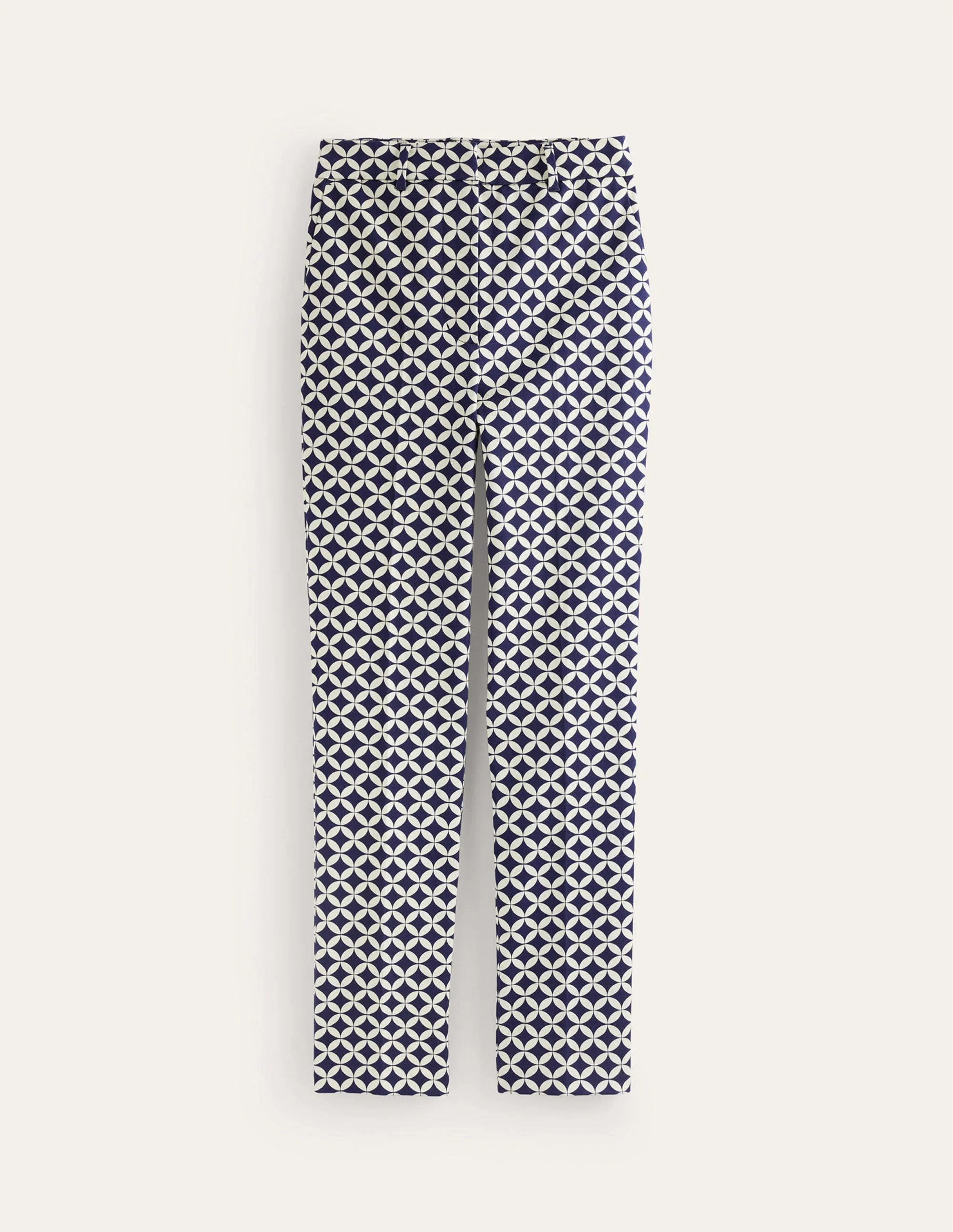 Highgate Printed Pants-Navy, Diamond Terrace - Image 6
