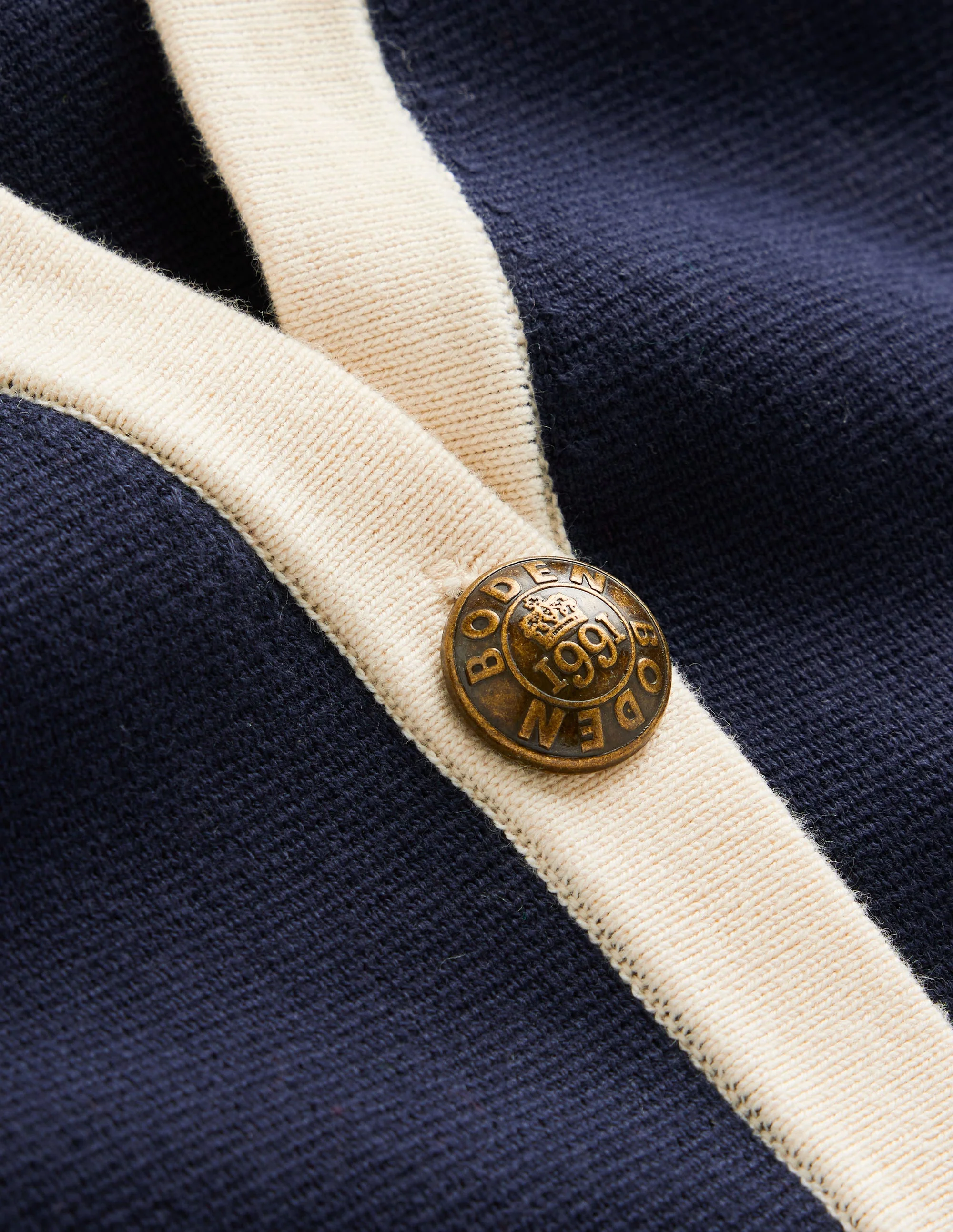 Holly Knitted Waistcoat-Navy - Image 6