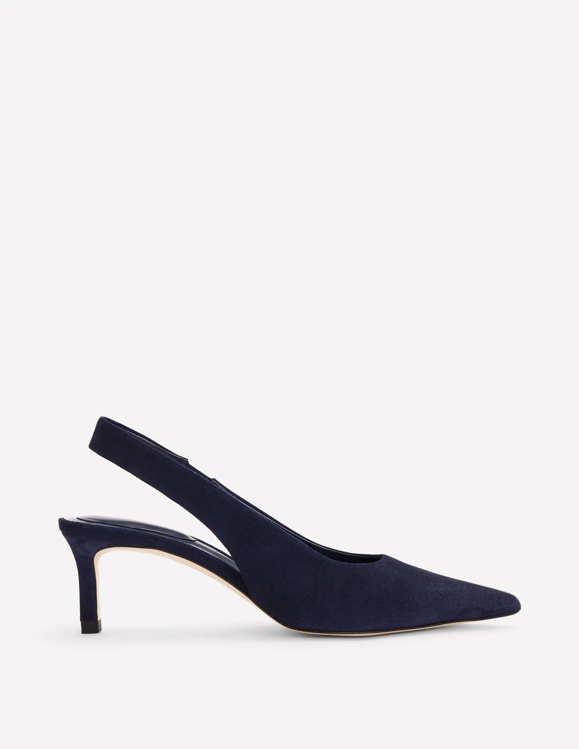 Hope Slingback Kitten Heels-Dark Navy - Image 2