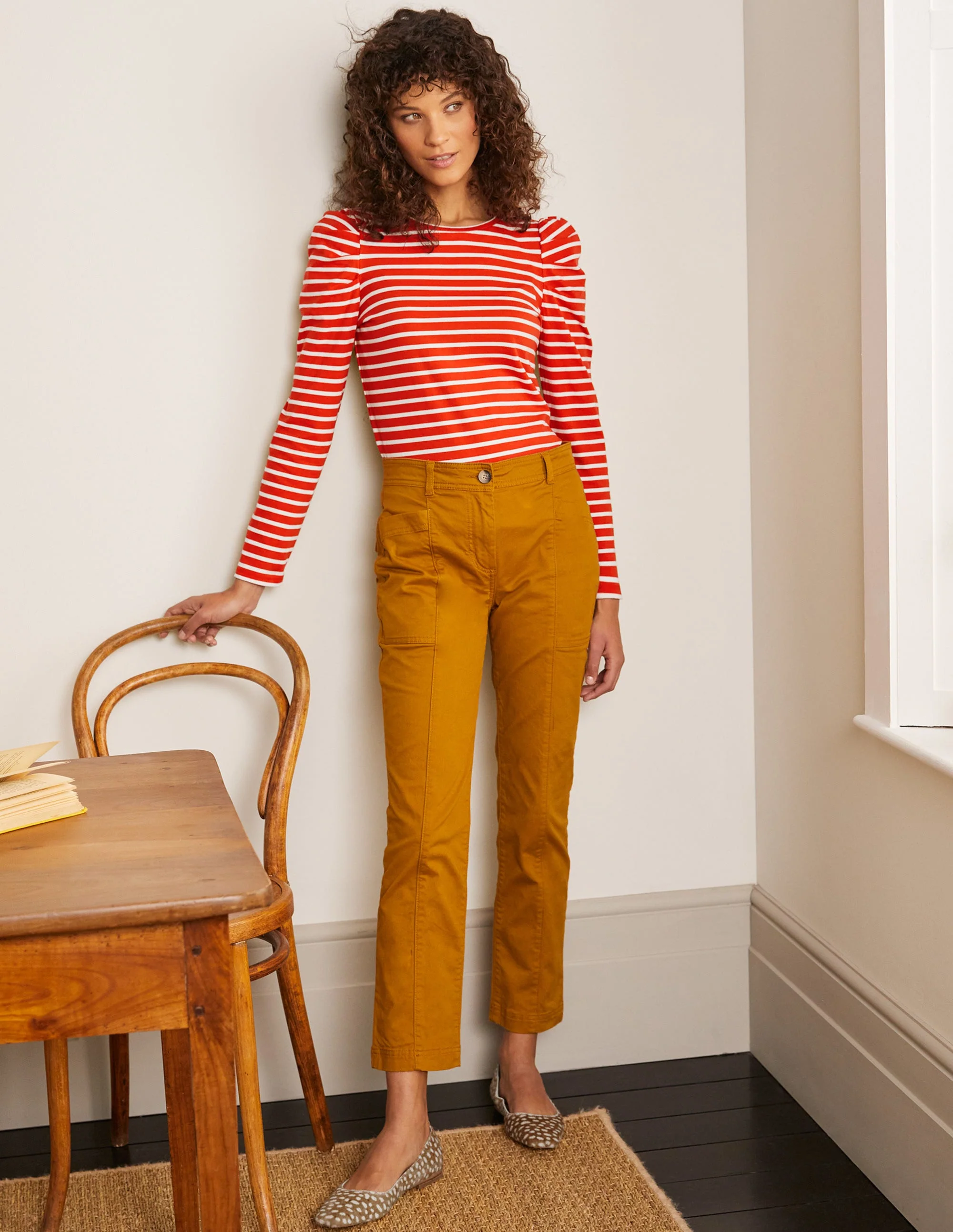 Imogen Breton-Cherry Red/Ivory - Image 2