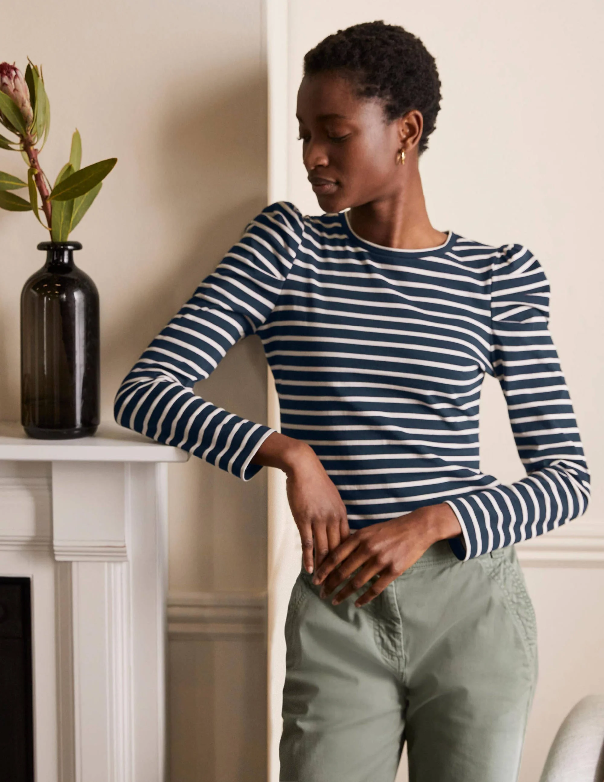 Imogen Breton-Navy/ Ivory