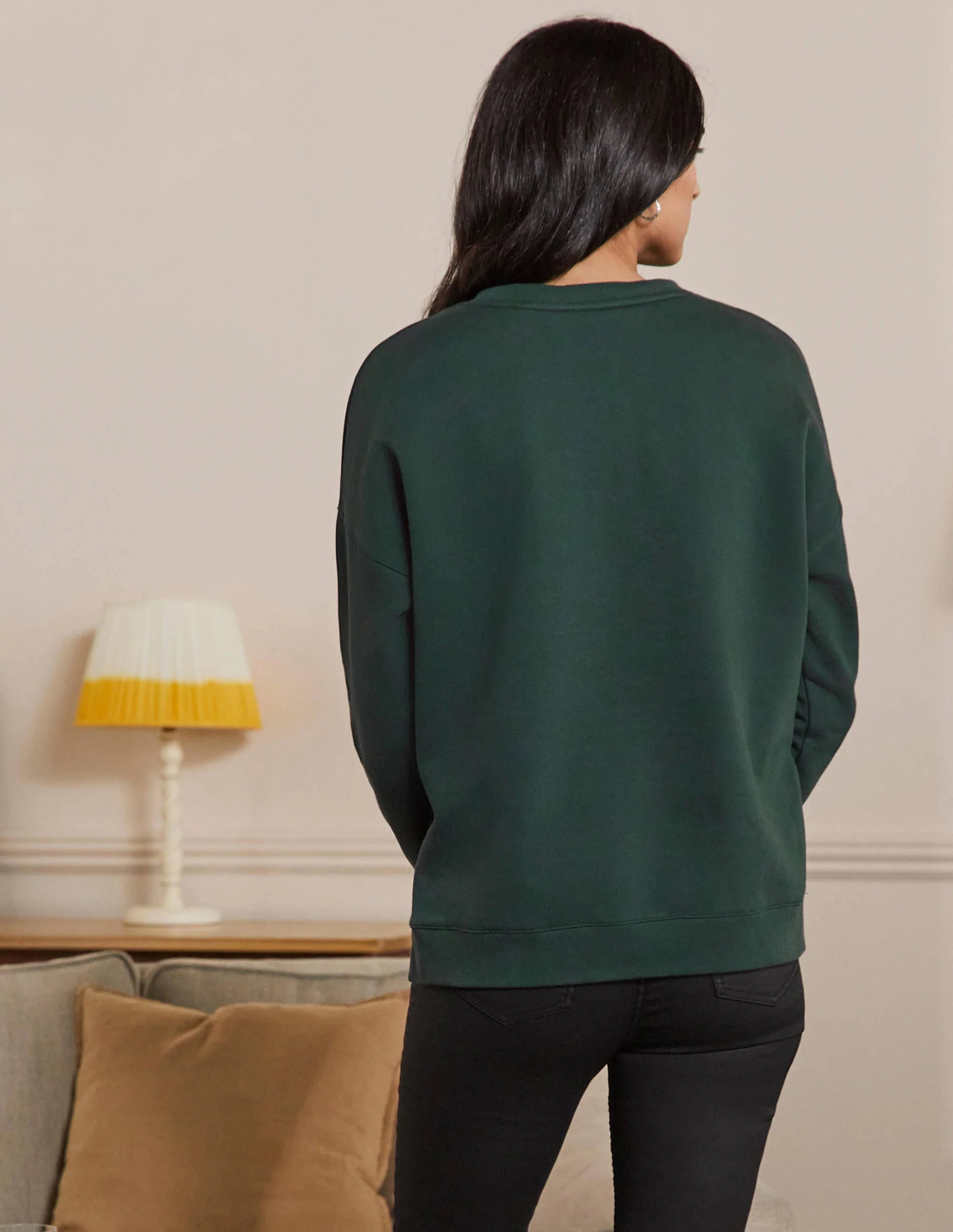 Interest Sweatshirt-Midnight Garden - Image 3