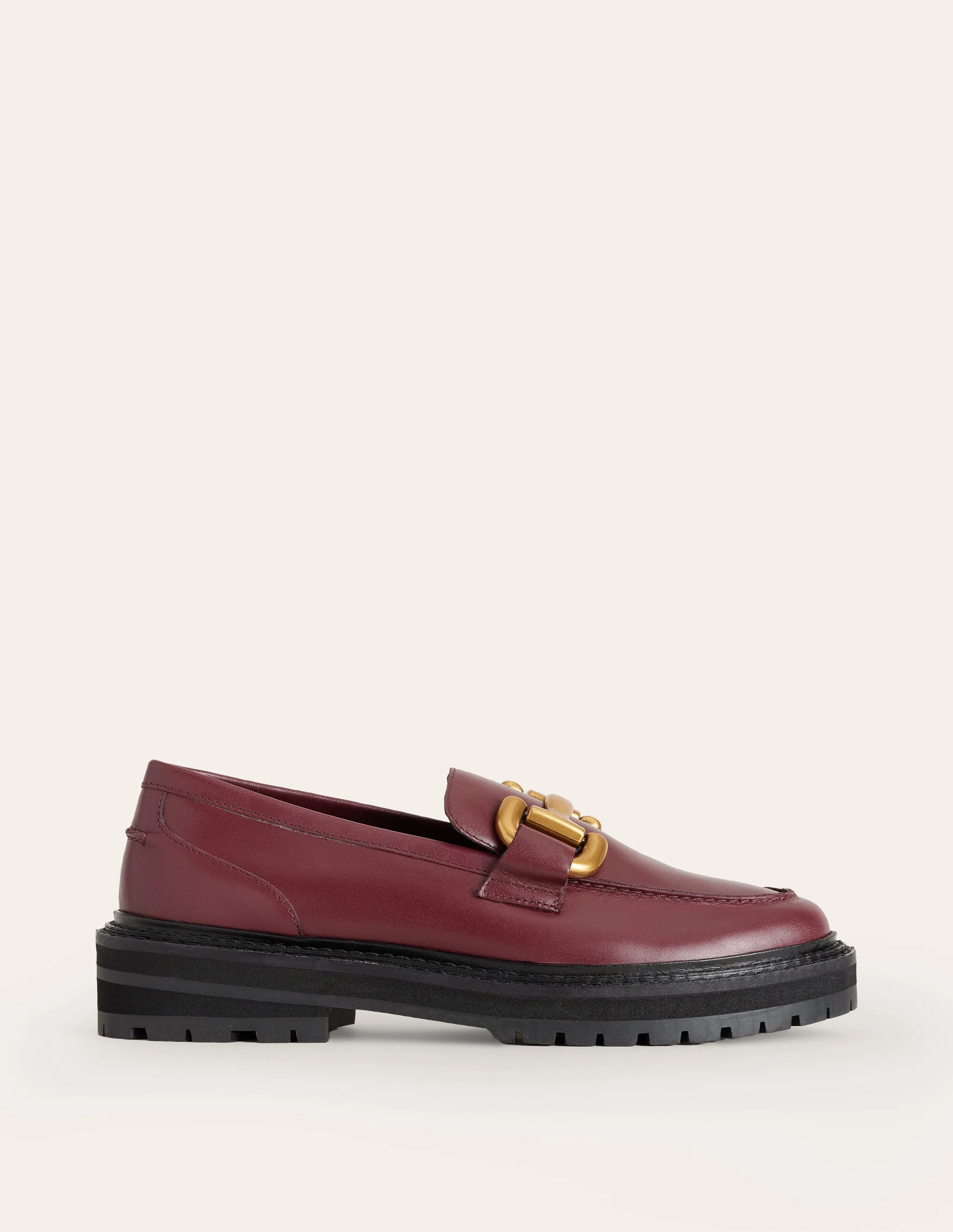 Iris Chunky Snaffle Loafers-Oxblood - Image 2