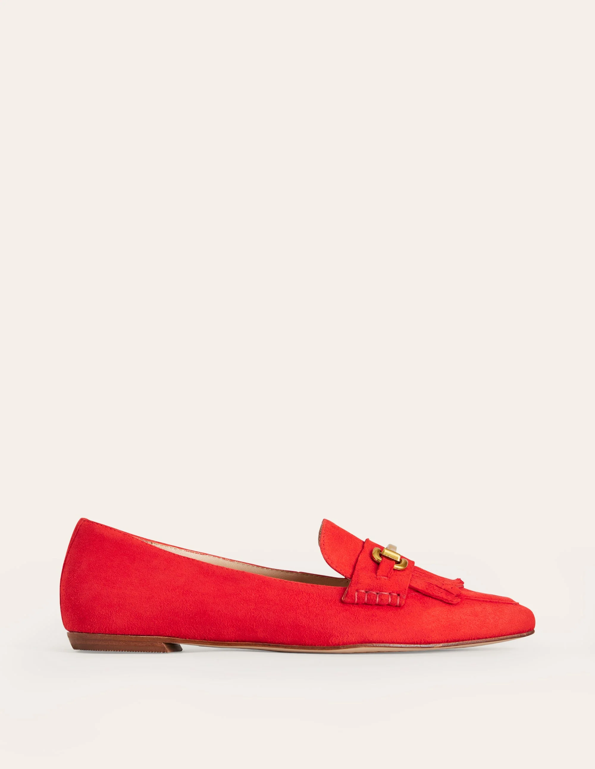 Iris Ghillie Loafers-Red Suede - Image 2