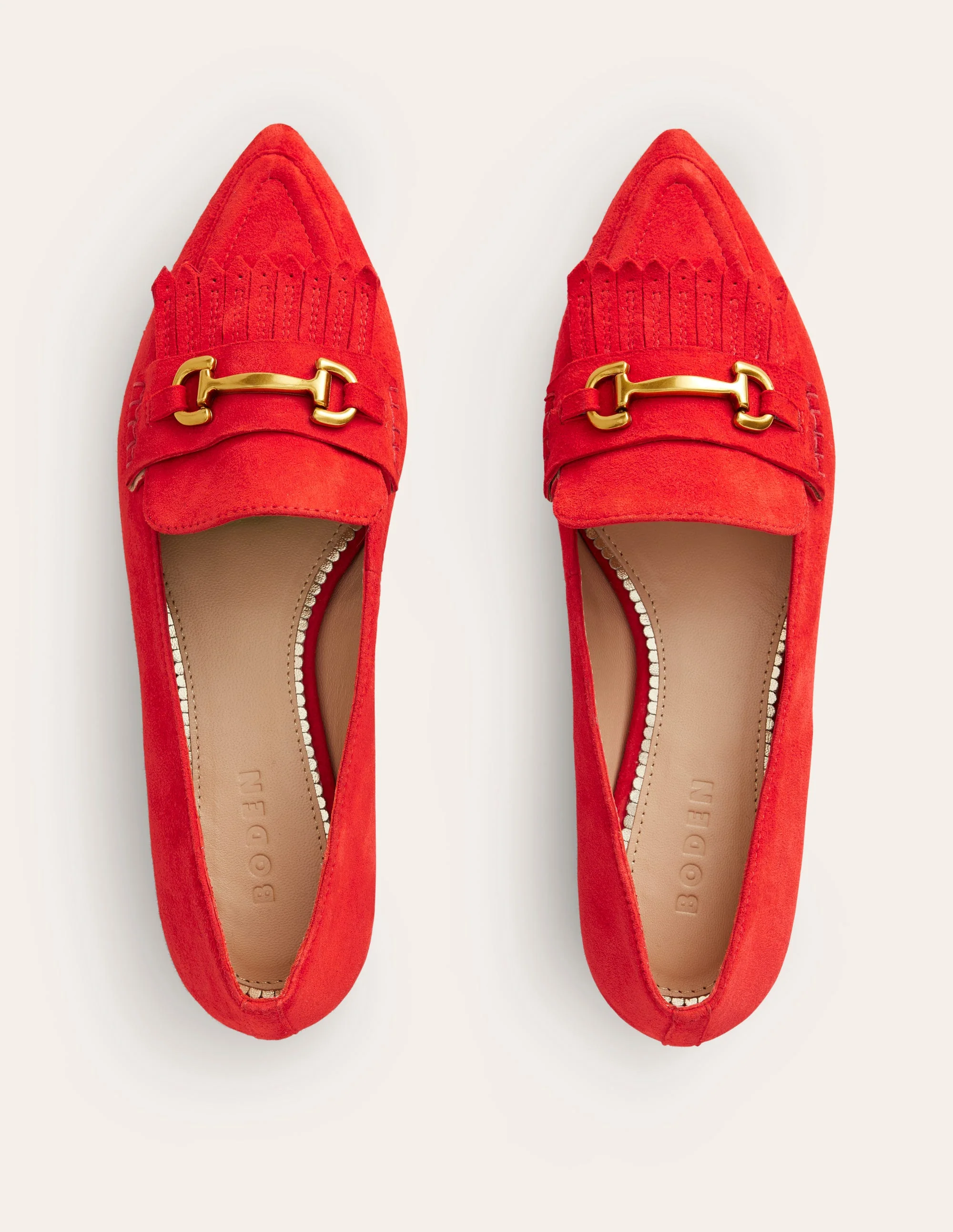 Iris Ghillie Loafers-Red Suede - Image 5