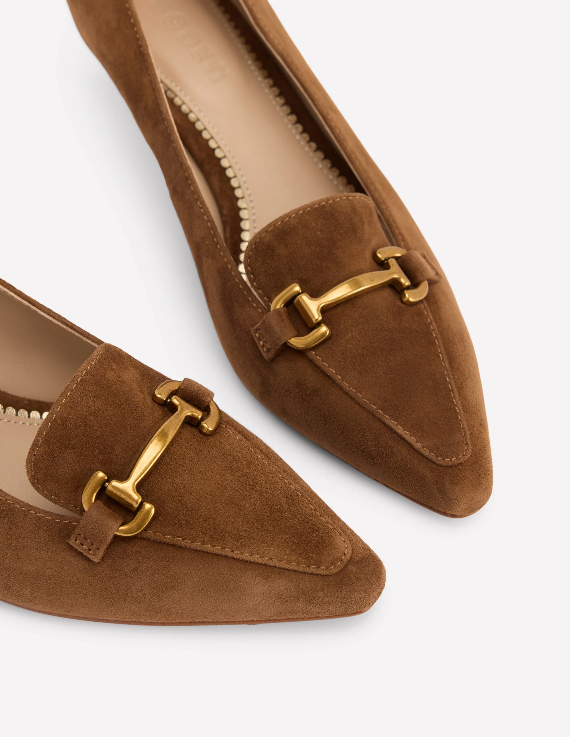 Iris Heel Snaffle Point Loafer-Raw Umber - Image 4