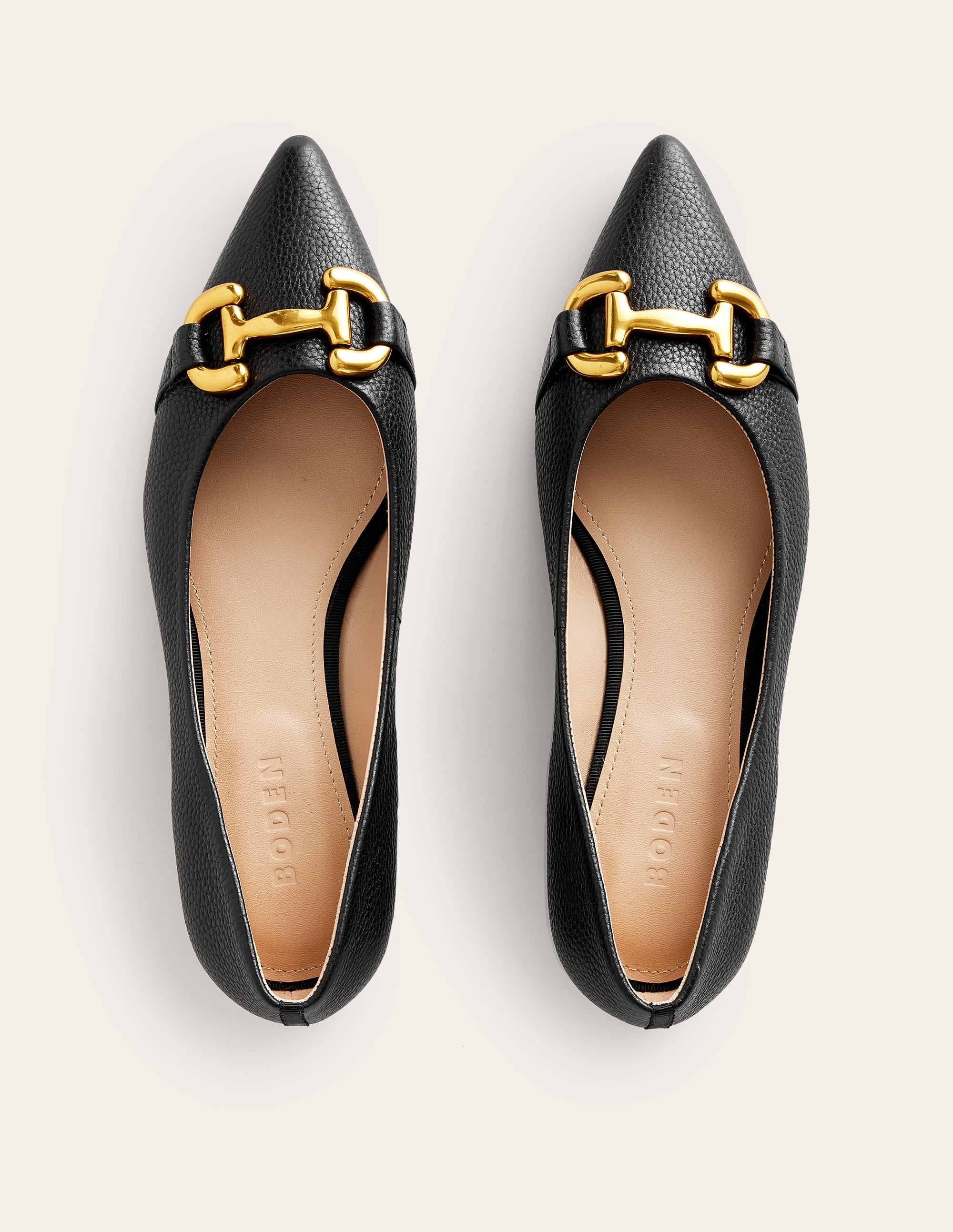 Iris Snaffle Ballet Flats-Black - Image 5
