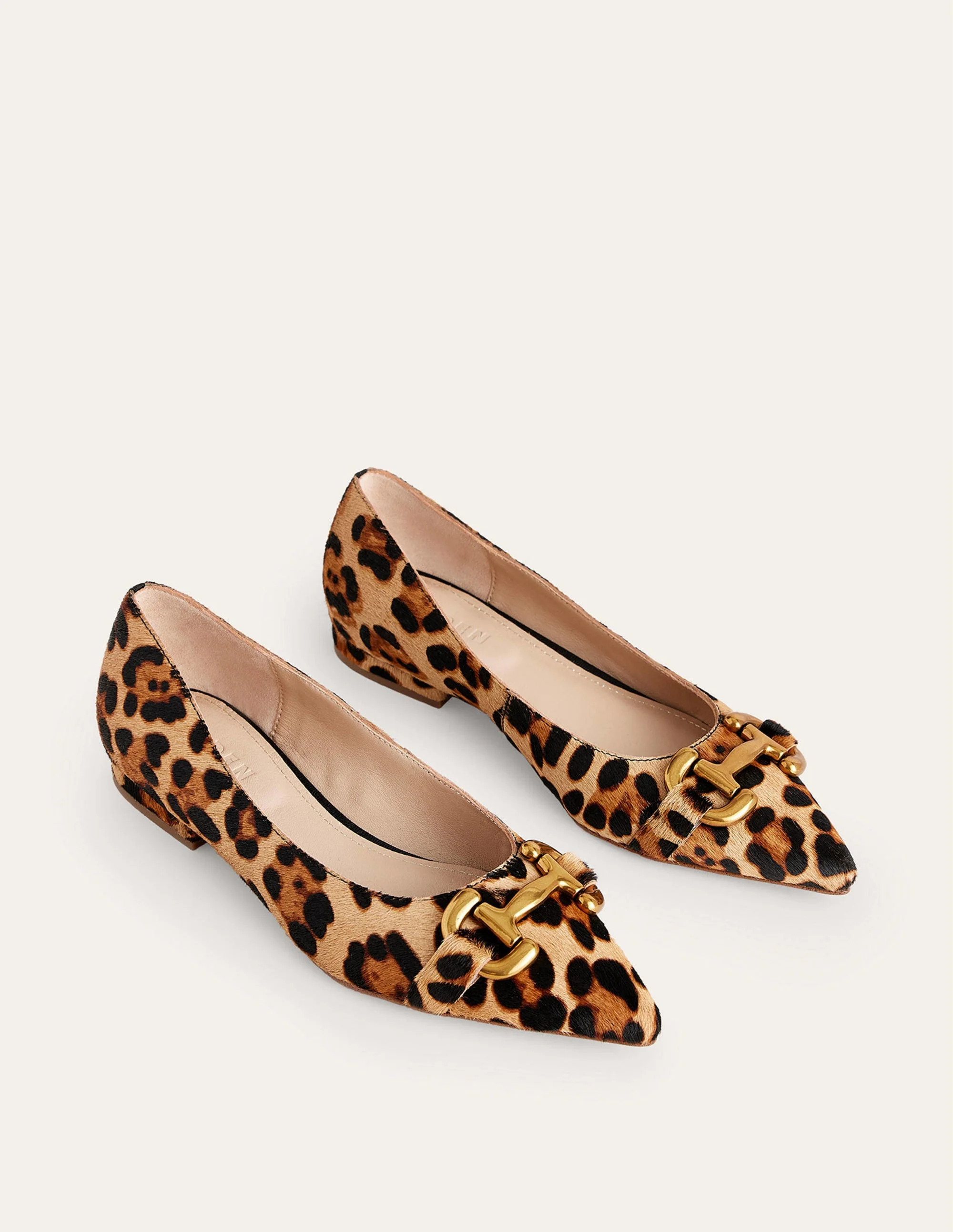 Iris Snaffle Ballet Flats-Classic Leopard Pony Hair - Image 3