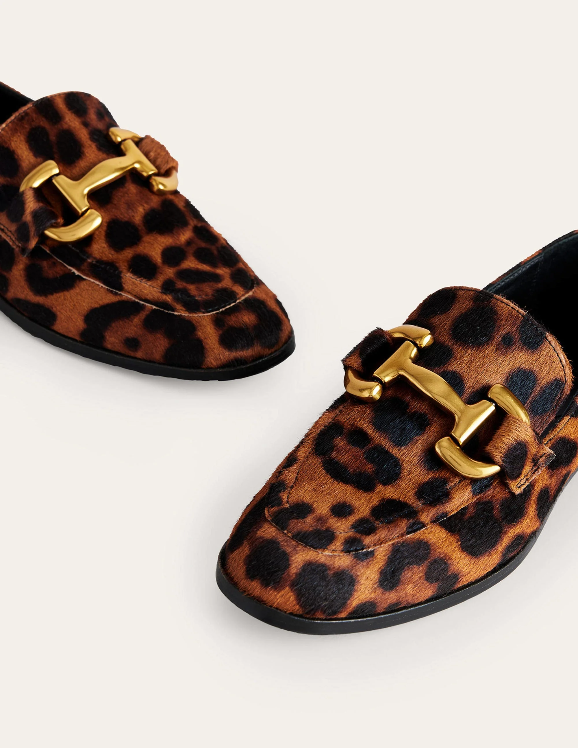 Iris Snaffle Loafers-Leopard Pony - Image 3