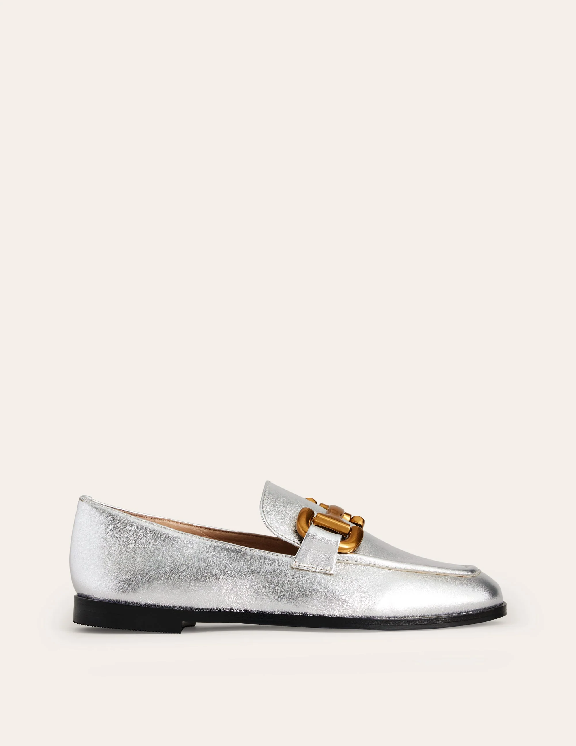 Iris Snaffle Loafers-Silver - Image 2