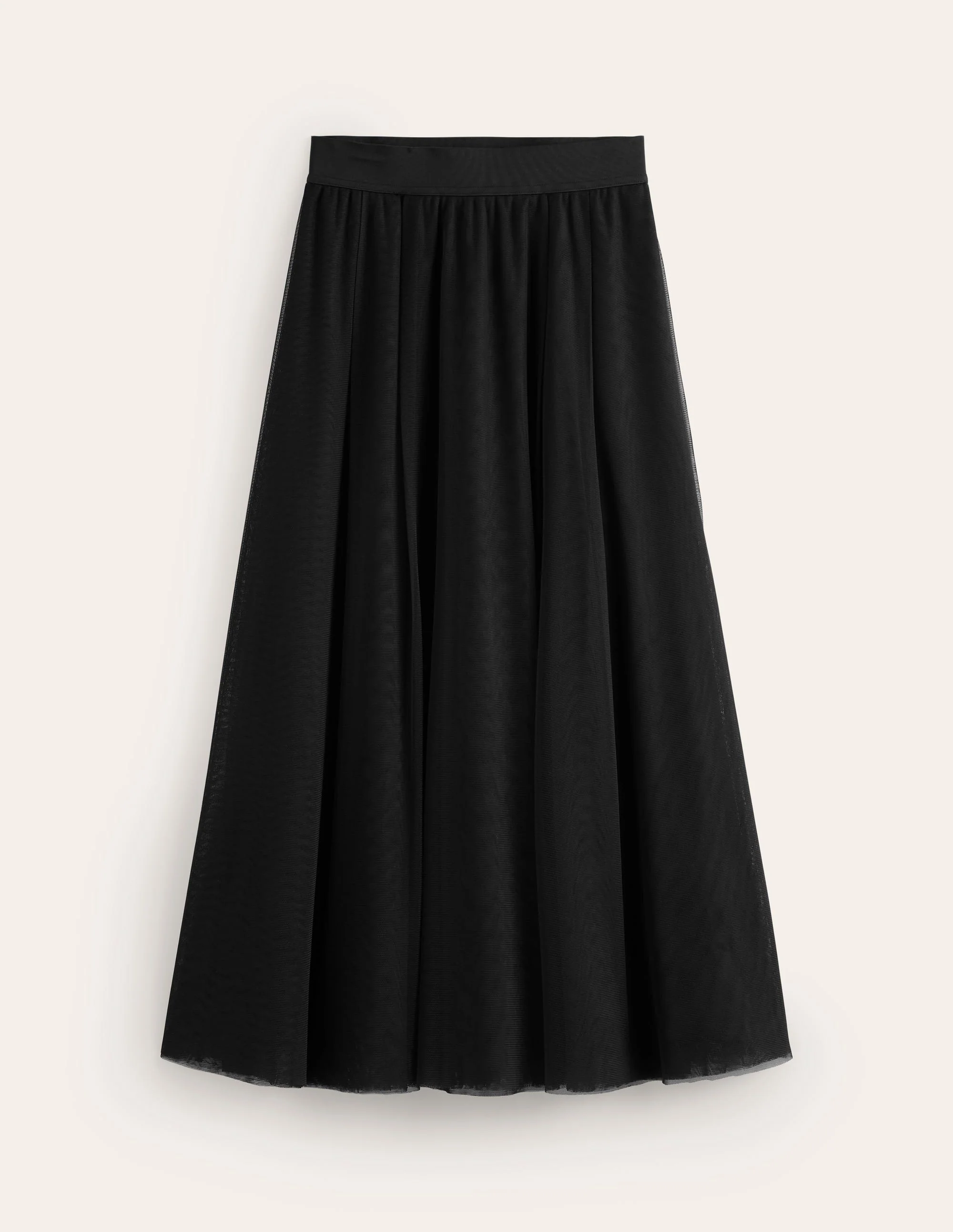 Isabella Tulle Midi Skirt-Black - Image 5