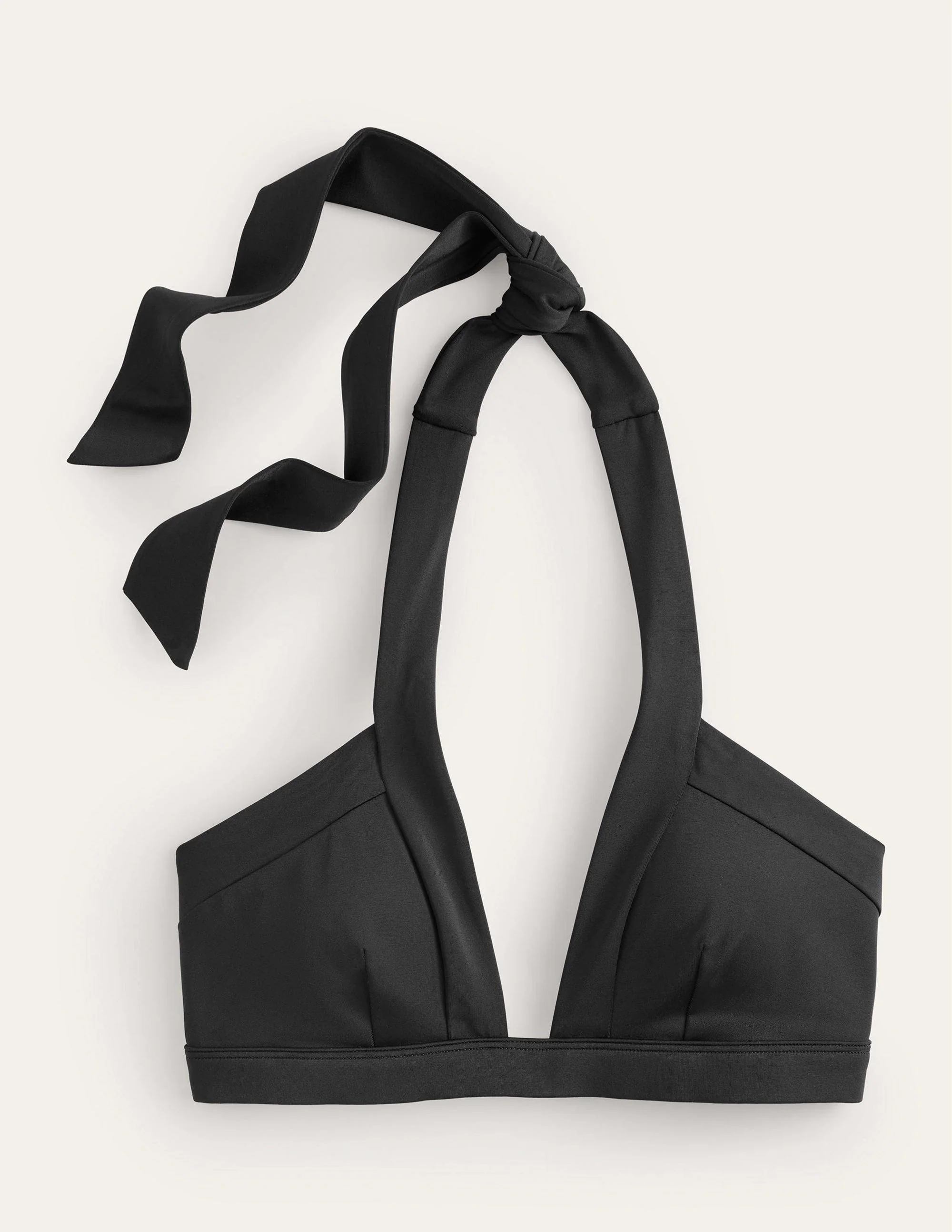 Ithaca Halter Bikini Top-Black - Image 5