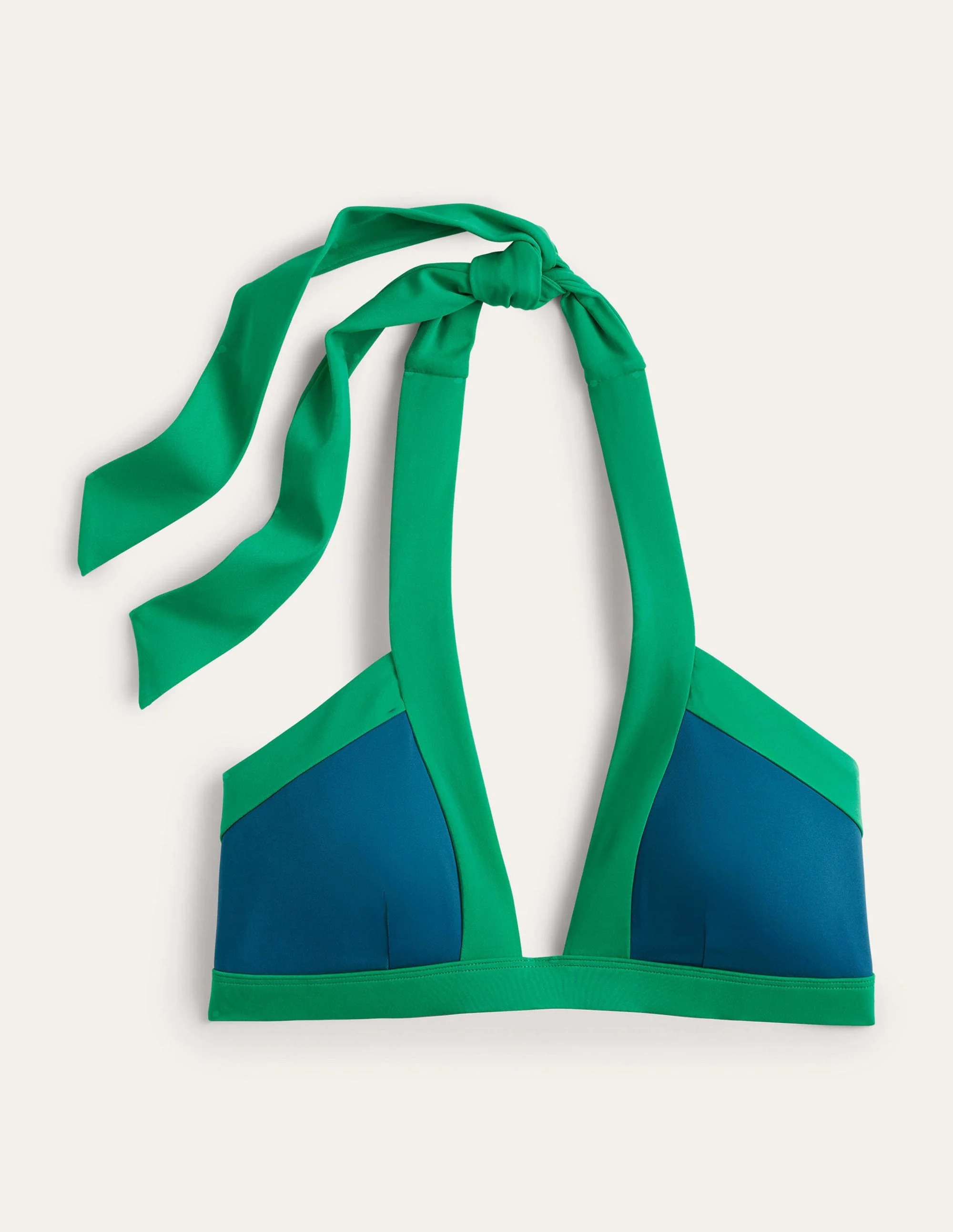 Ithaca Halter Bikini Top-Oceanside Colourblock - Image 5
