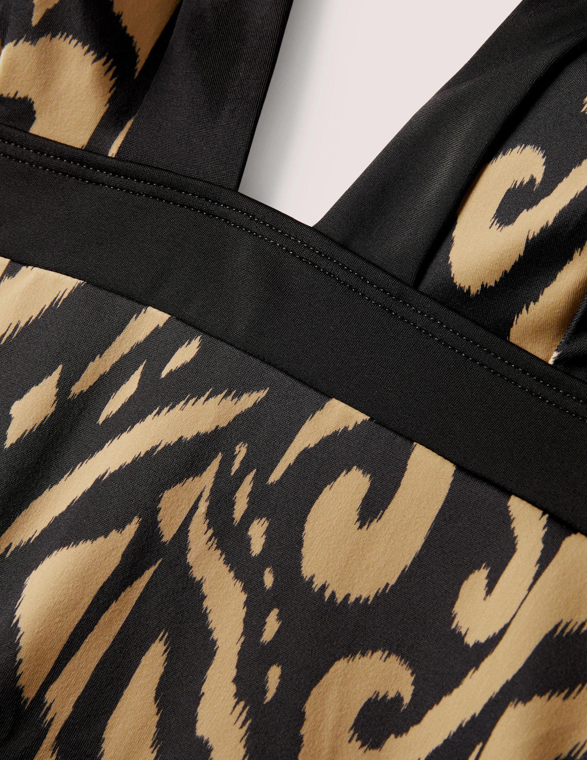 Ithaca Halter Swimsuit-Nero, Ikat - Image 6