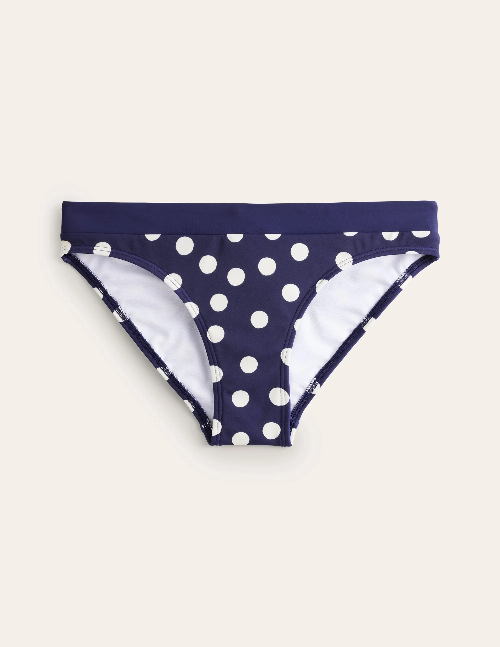 Ithaca Panel Bikini Bottoms-Navy Spot - Image 5