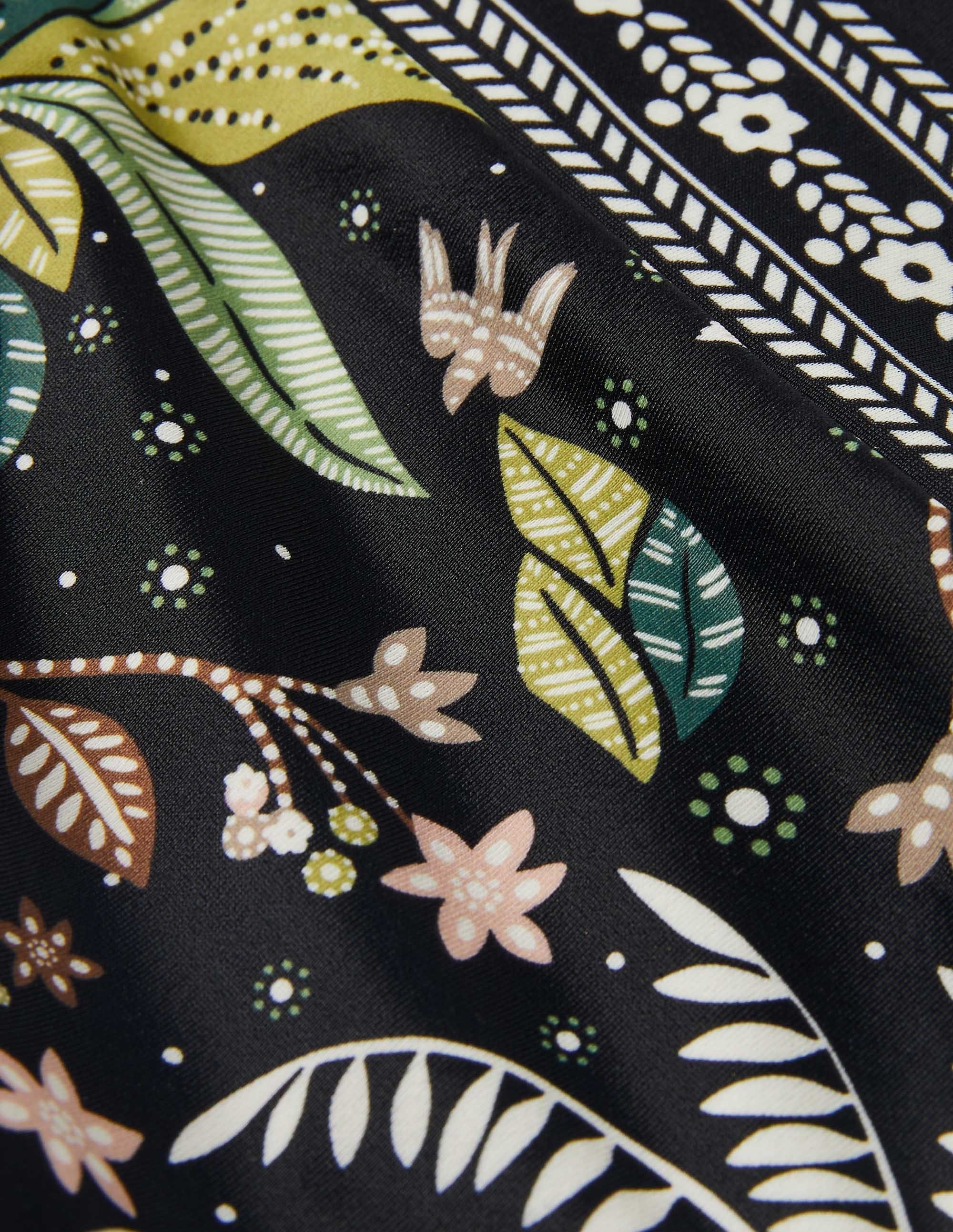 Ithaca Panel Bikini Bottoms-Nero, Oriental Trim - Image 5
