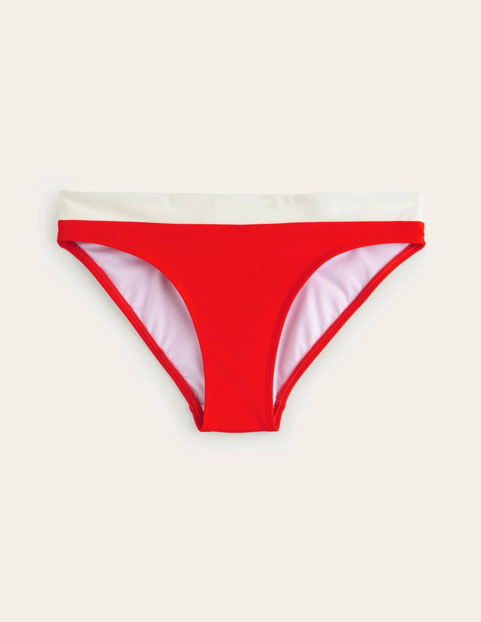 Ithaca Panel Bikini Bottoms-Orange Colourblock - Image 5
