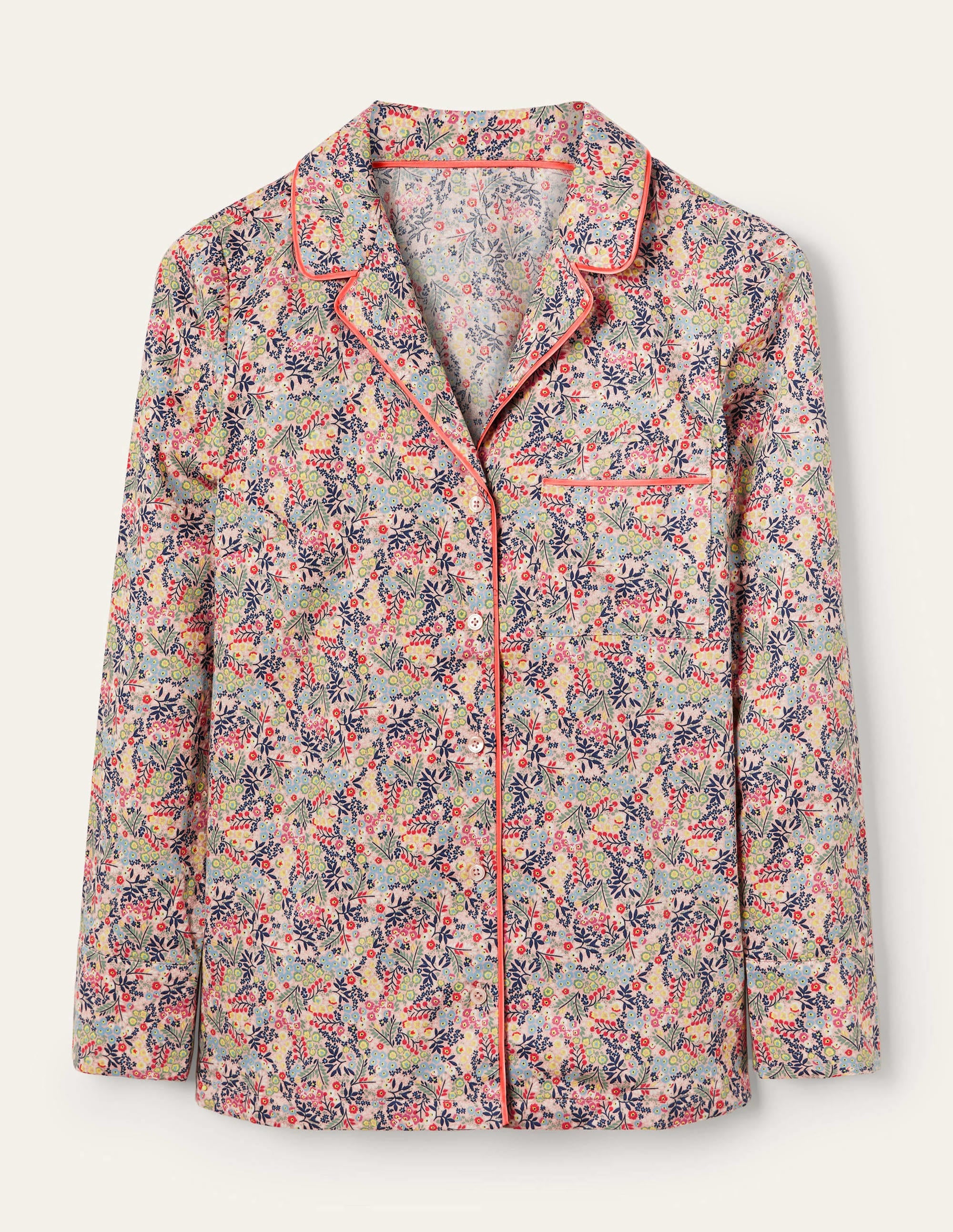 Janie Pajama Shirt-Milkshake, Enchanting Forest - Image 6