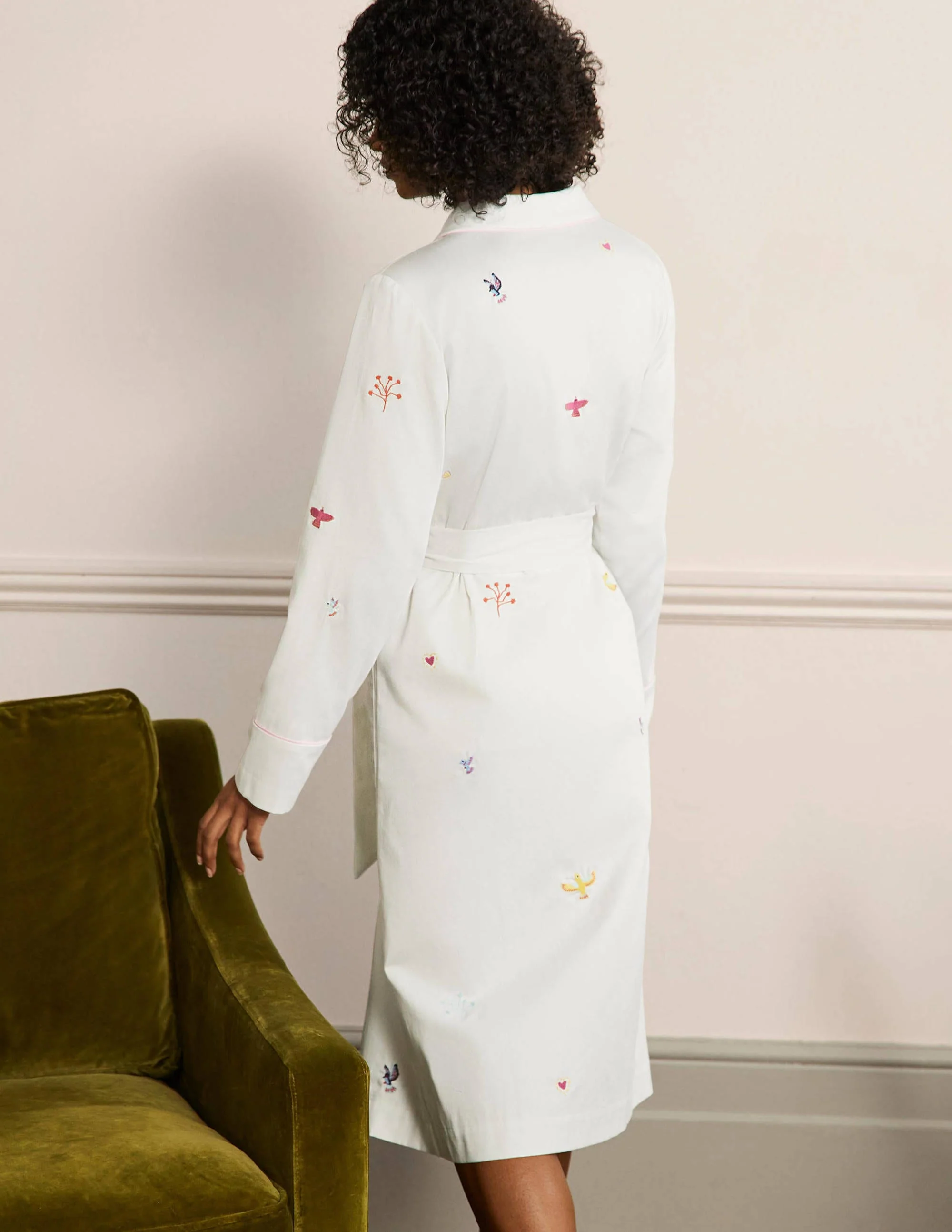 Janie Robe-Ivory, Embroidery - Image 3