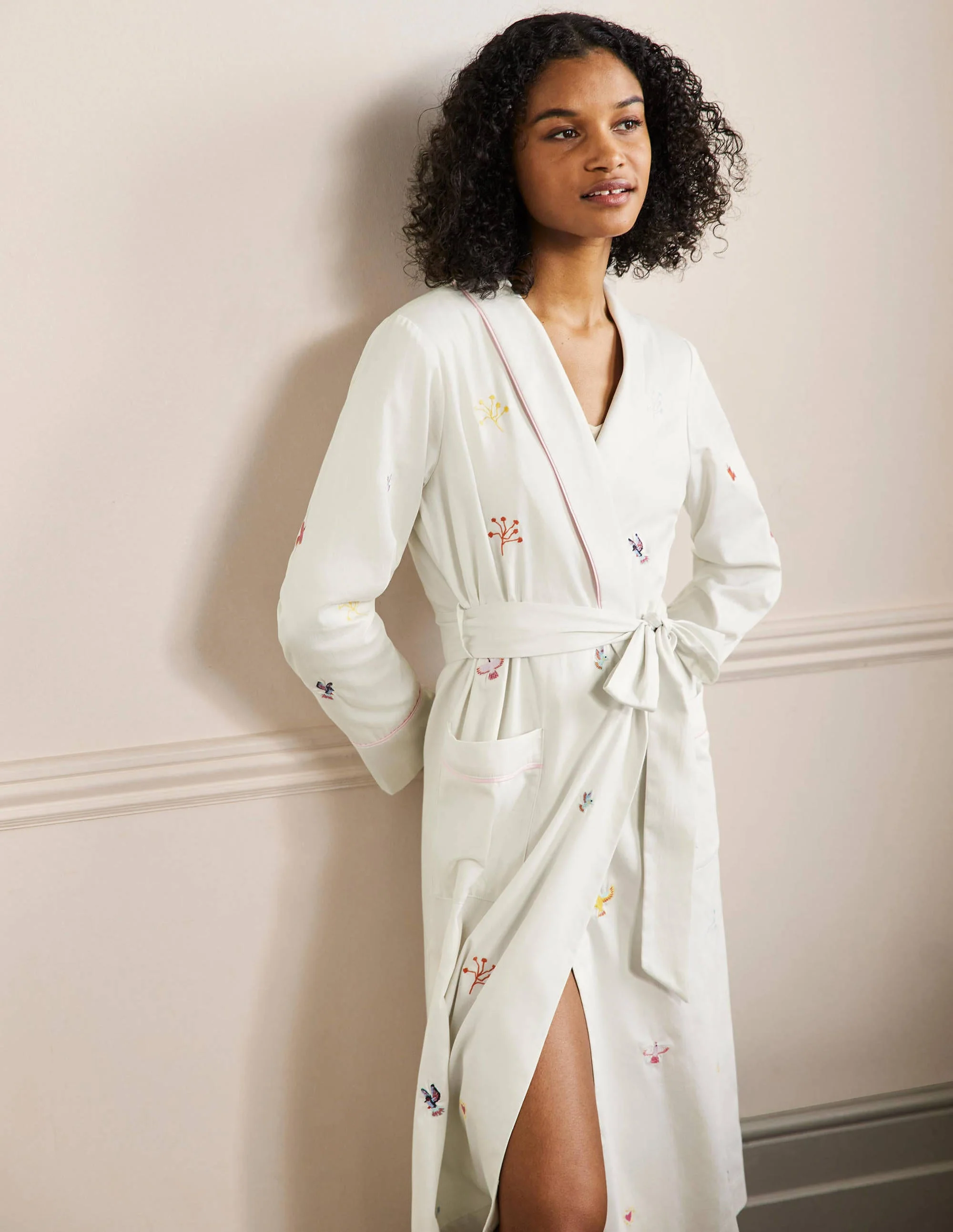 Janie Robe-Ivory, Embroidery - Image 4