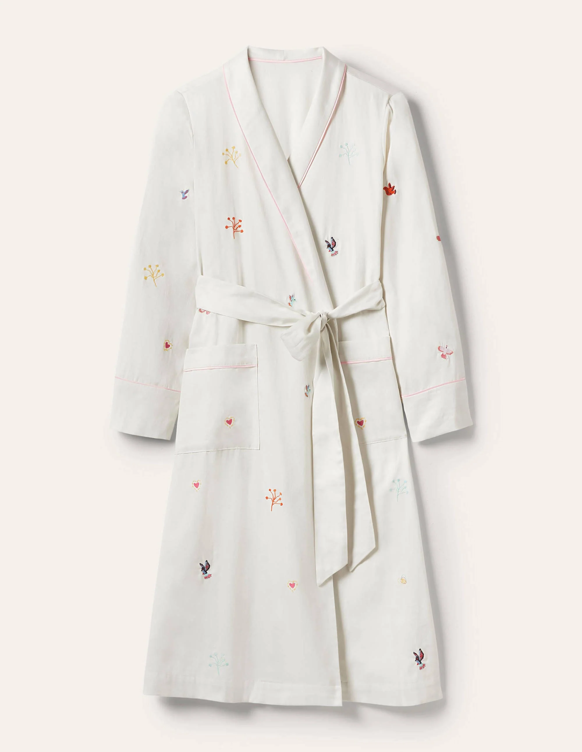 Janie Robe-Ivory, Embroidery - Image 5