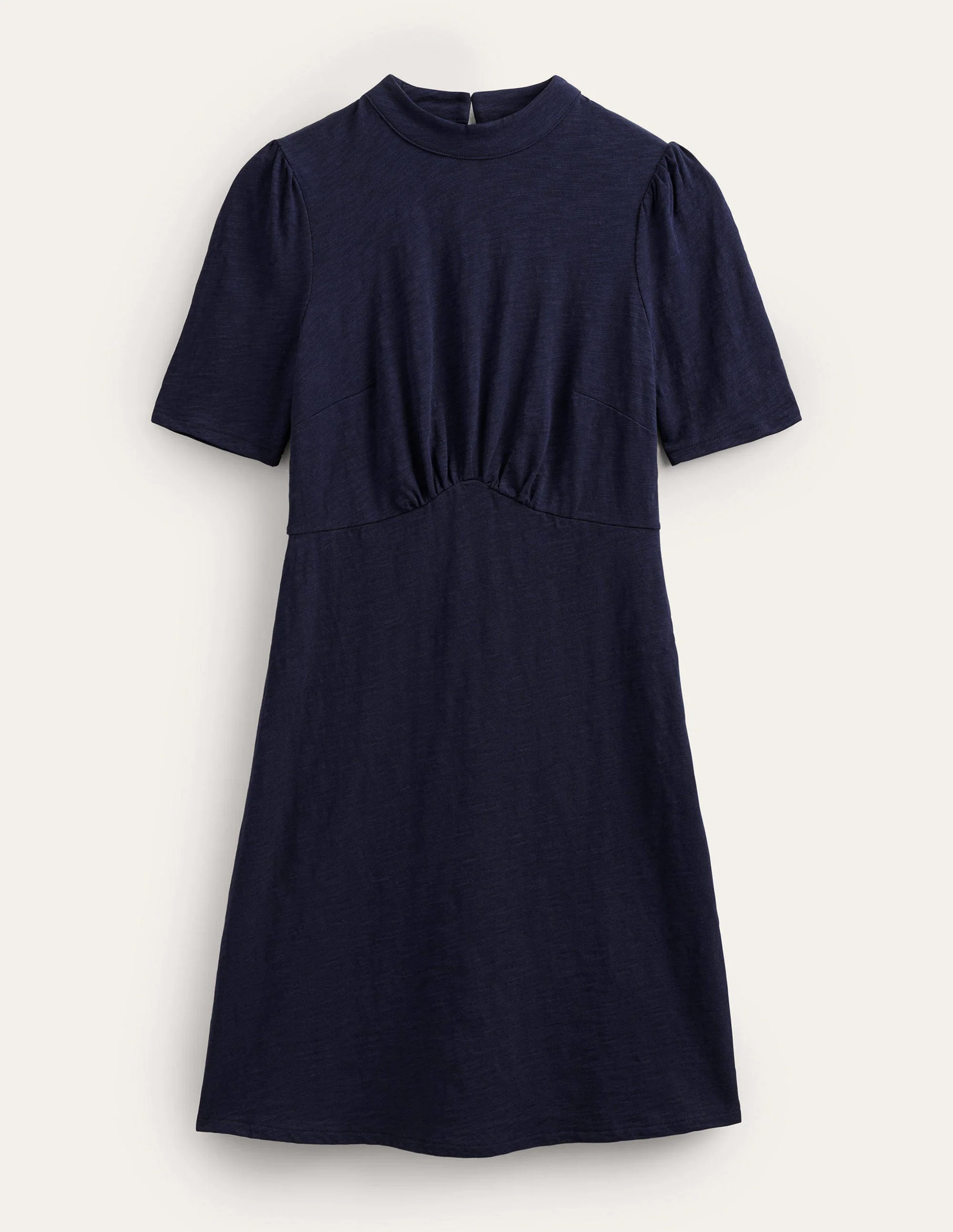 Jersey Mini Dress-Navy - Image 5