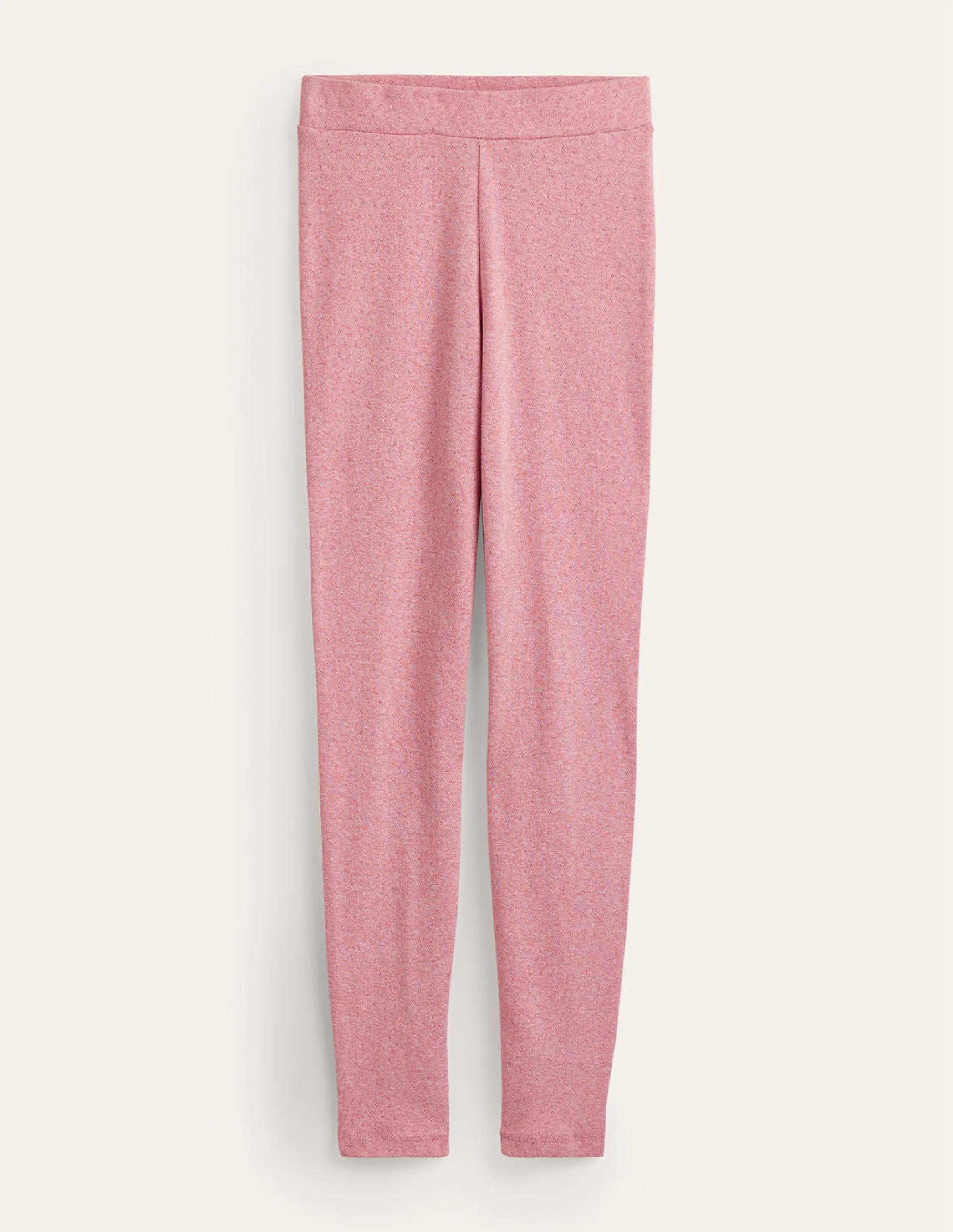 Jersey Pajama Leggings-Light Pink Marl - Image 5