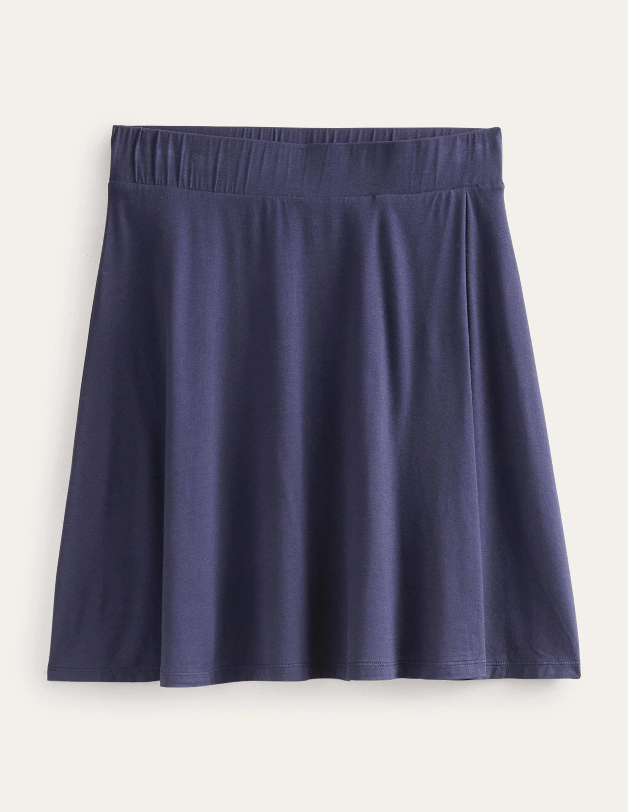 Jersey Wrap Mini Skirt-Navy - Image 5