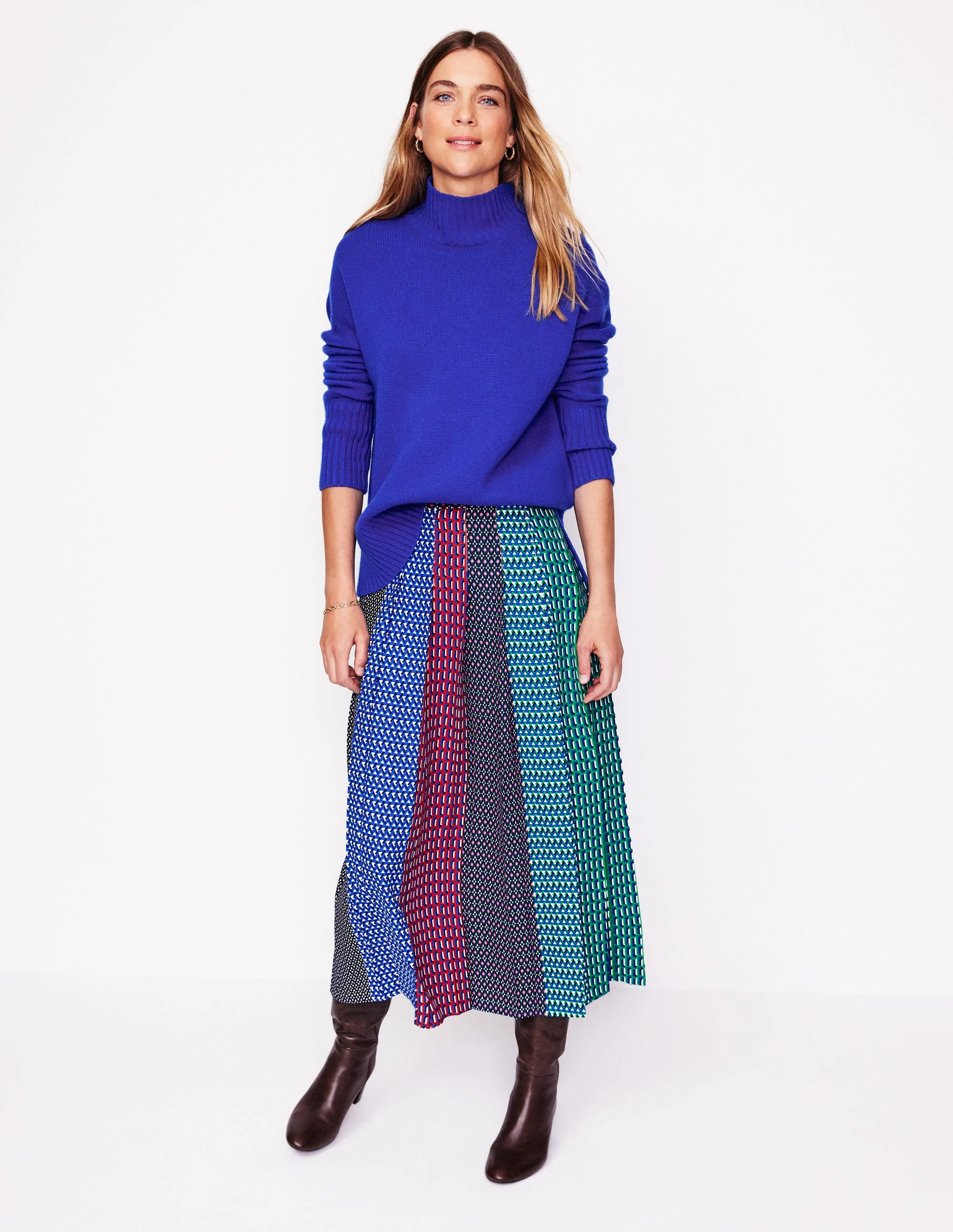 Jessica Oversized Sweater-Rich Blue - Image 6