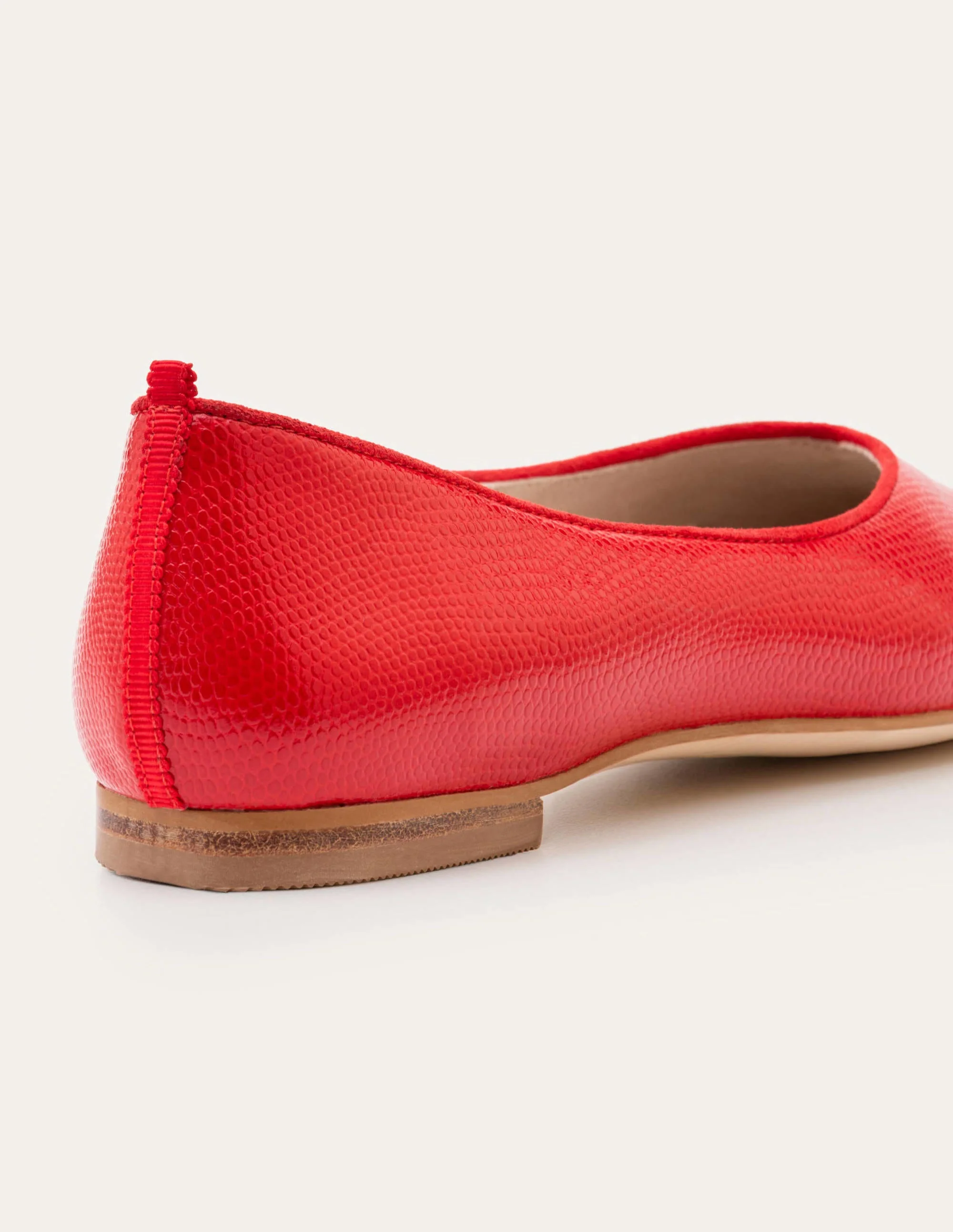 Julia Pointed Flats-Red Lizard - Image 2