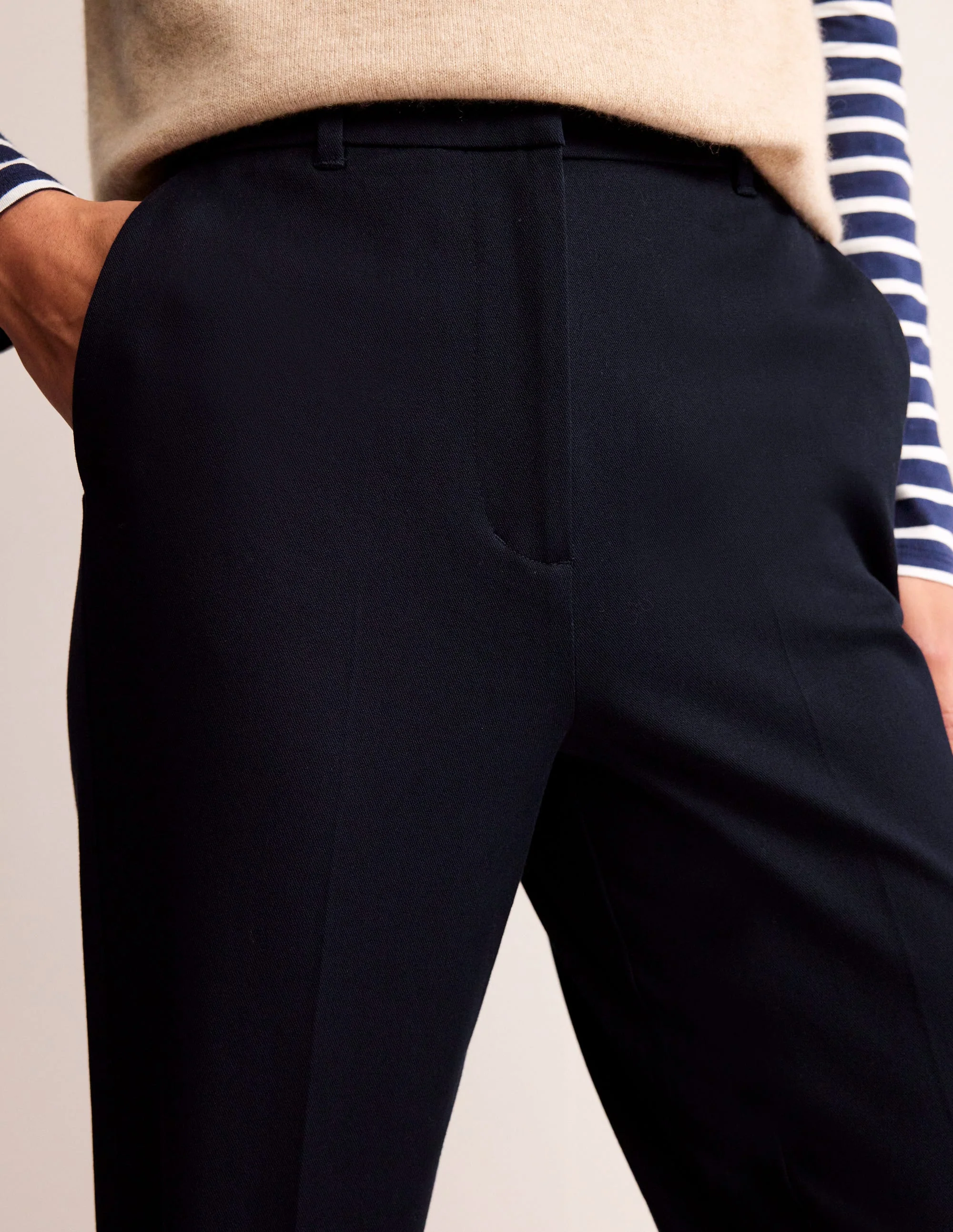 Kew Bi-Stretch Pants-Navy - Image 2