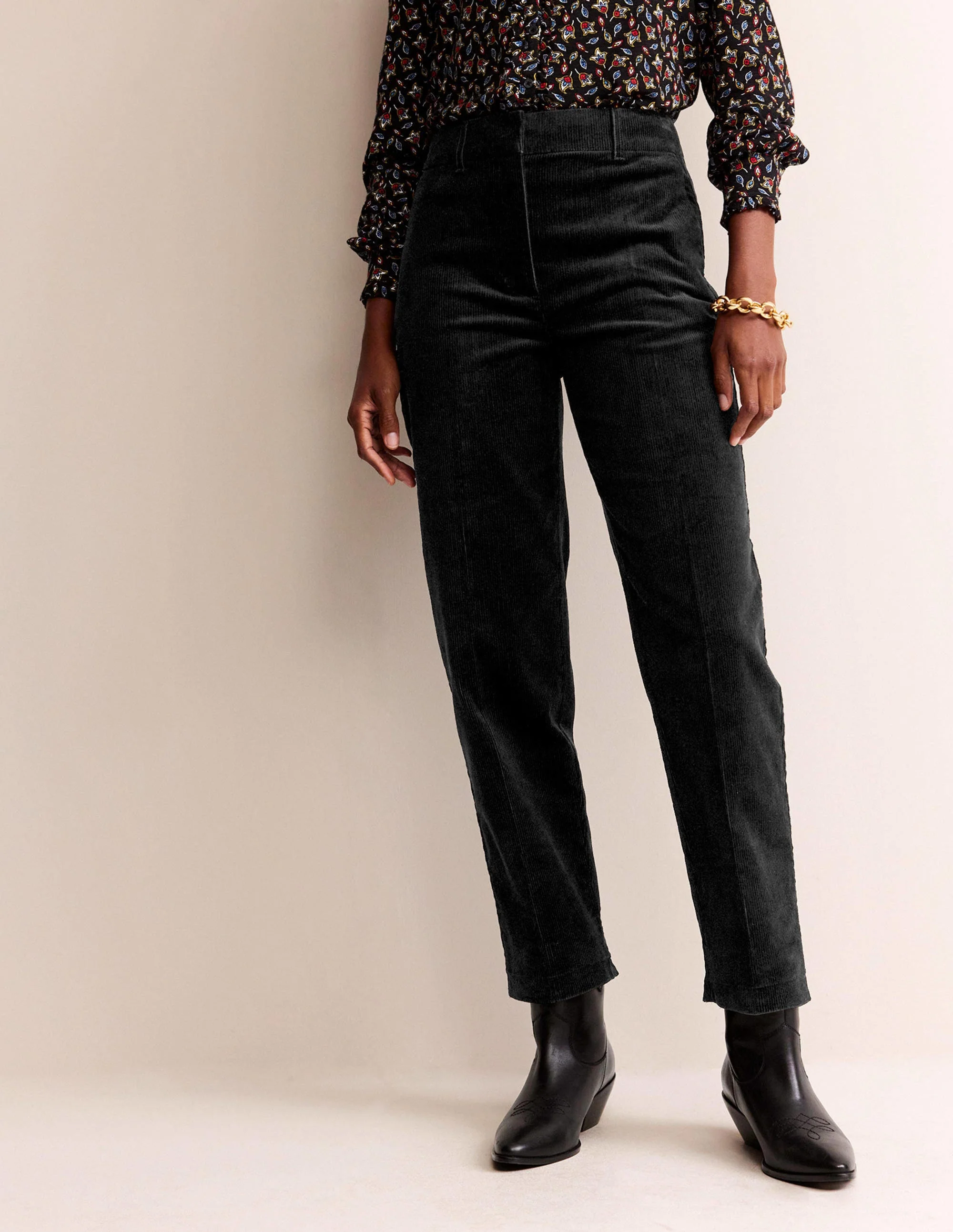 Kew Cord Pants-Black - Image 4