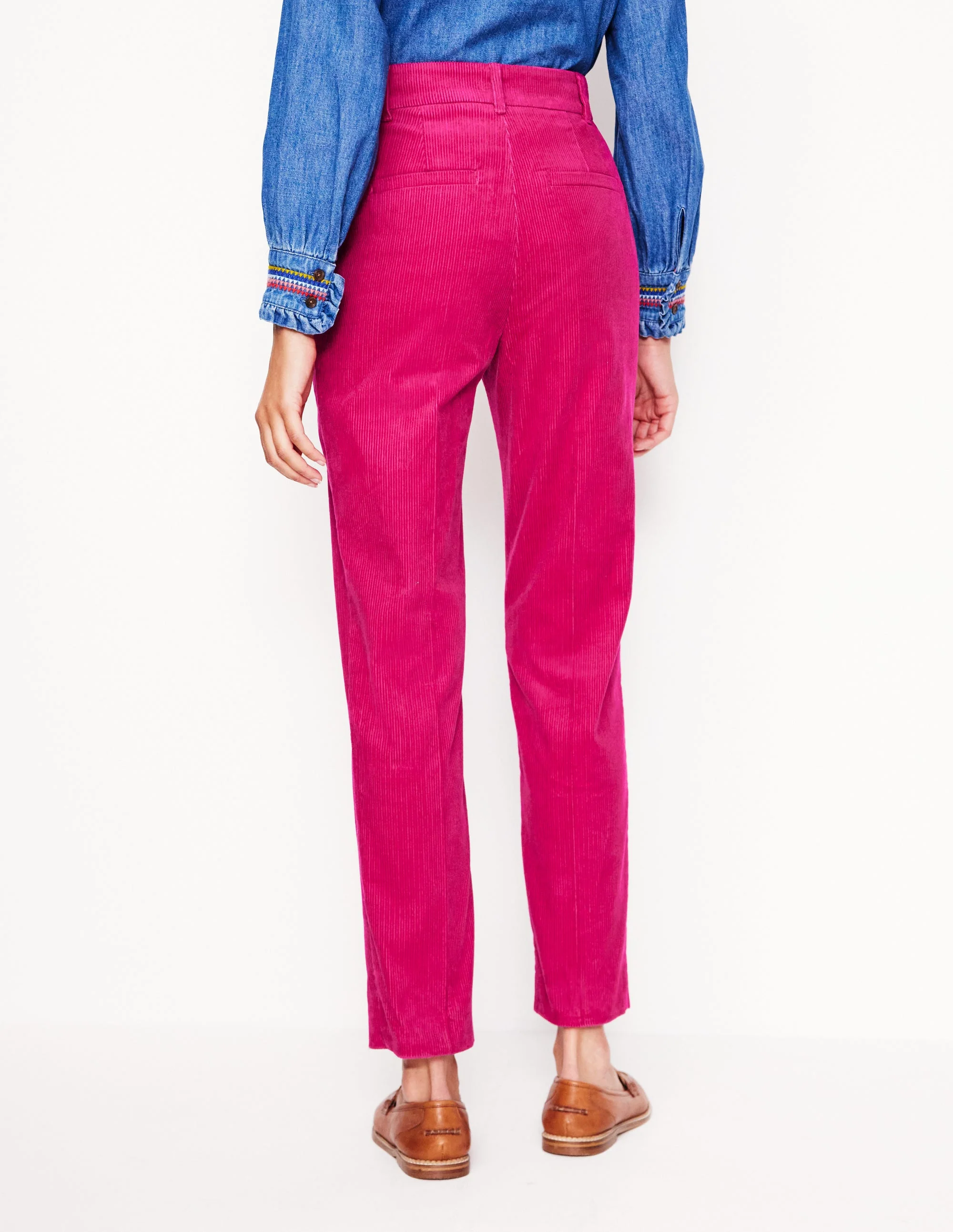 Kew Cord Pants-Cherry Jam - Image 3