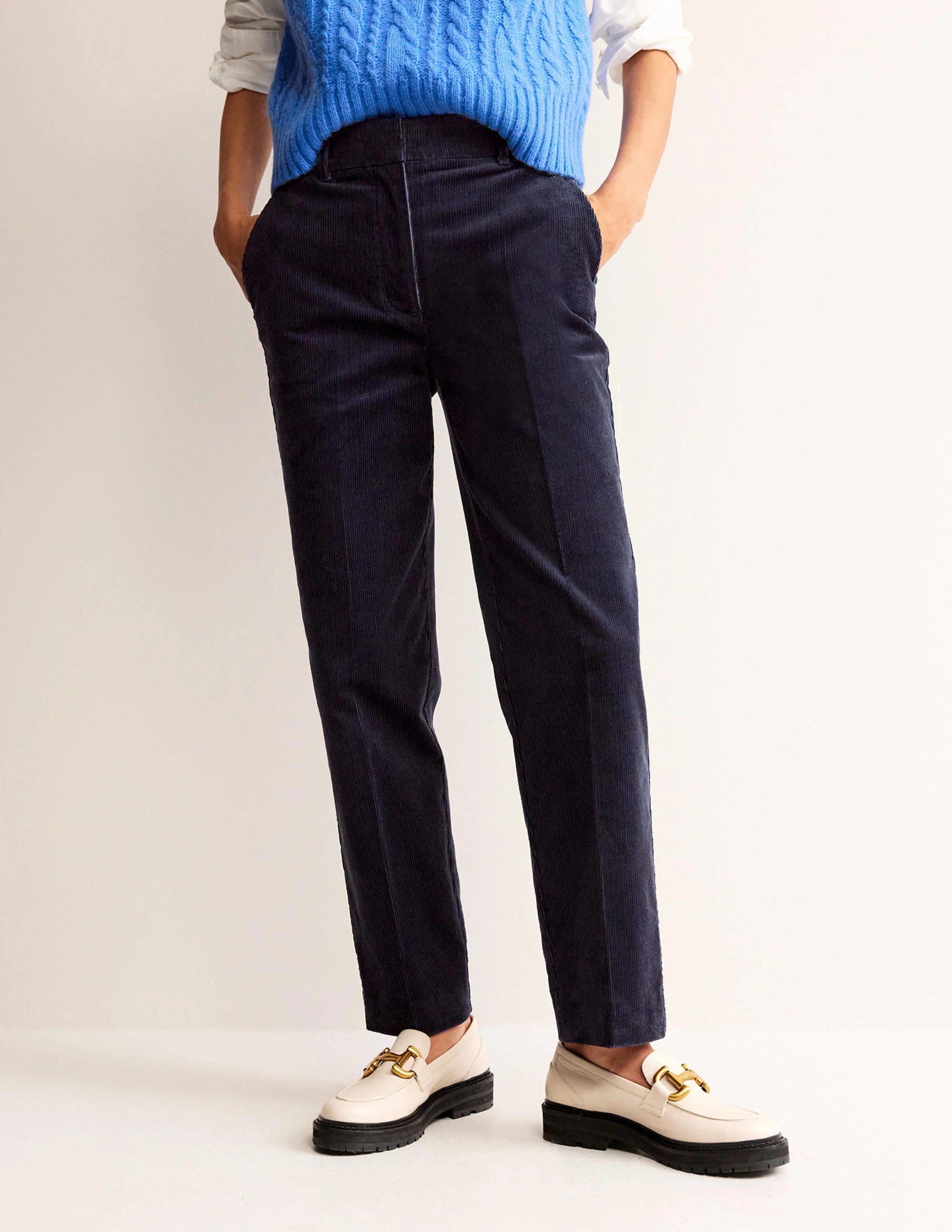 Kew Cord Pants-Navy - Image 4