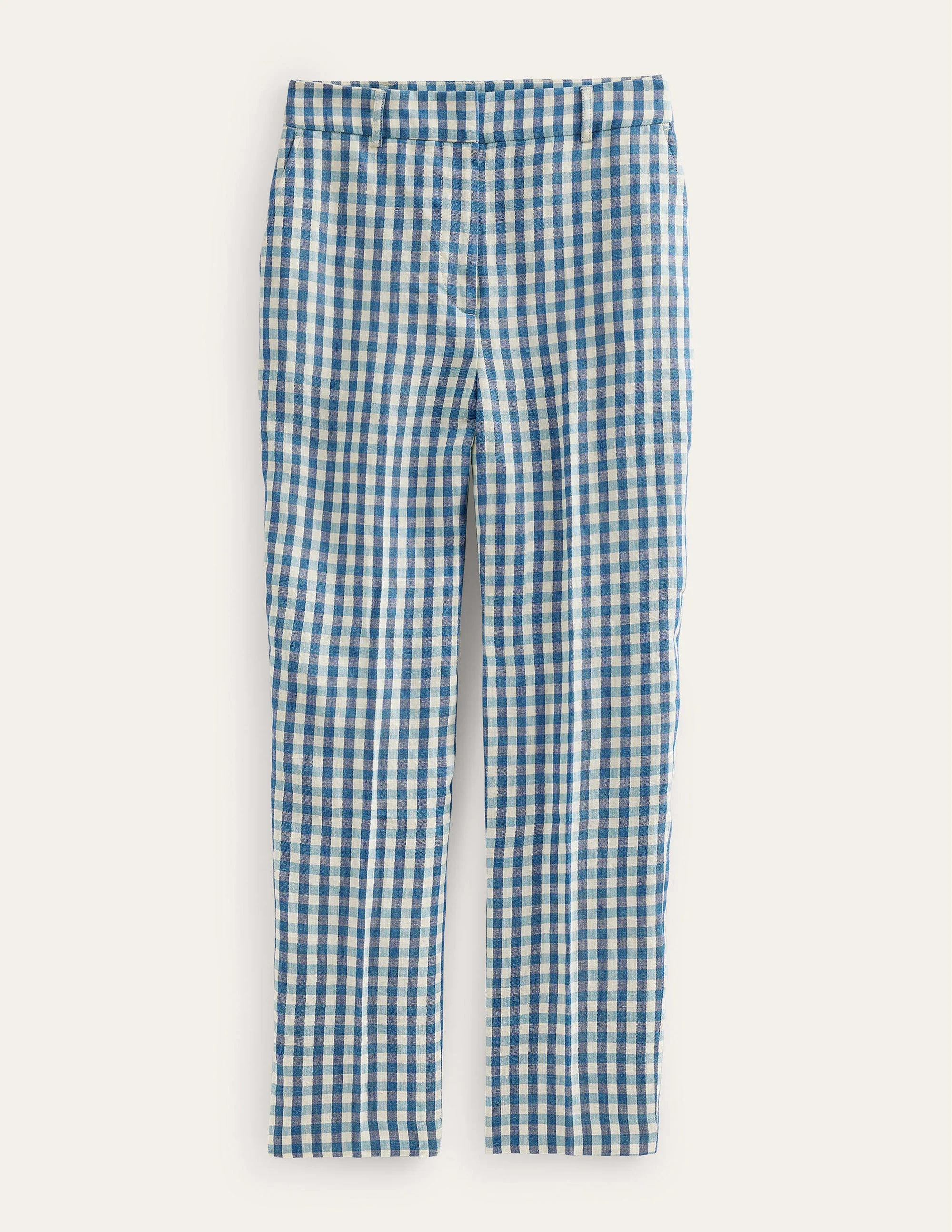Kew Linen Pants-Check - Image 8
