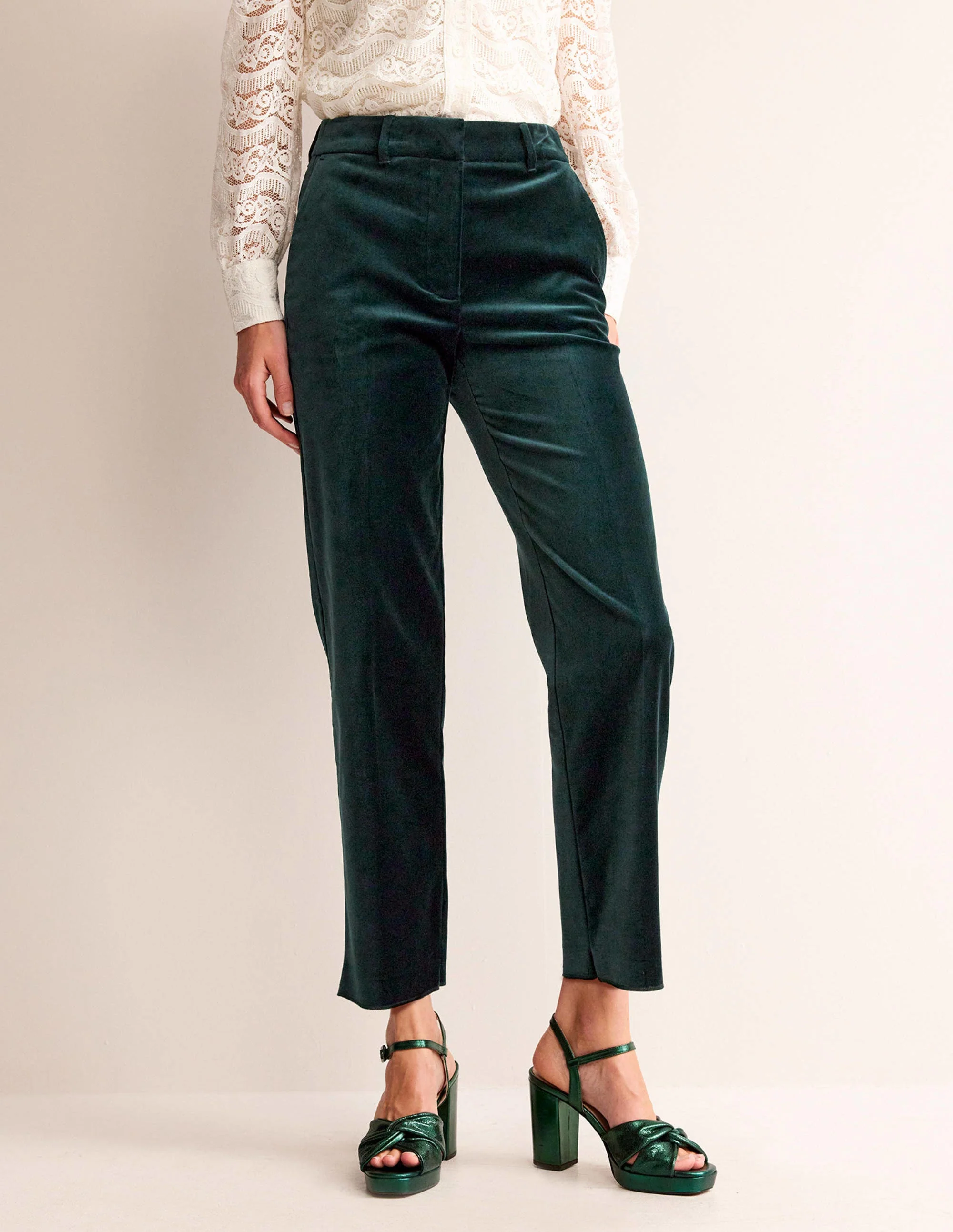 Kew Velvet Pants-Trekking Green - Image 4